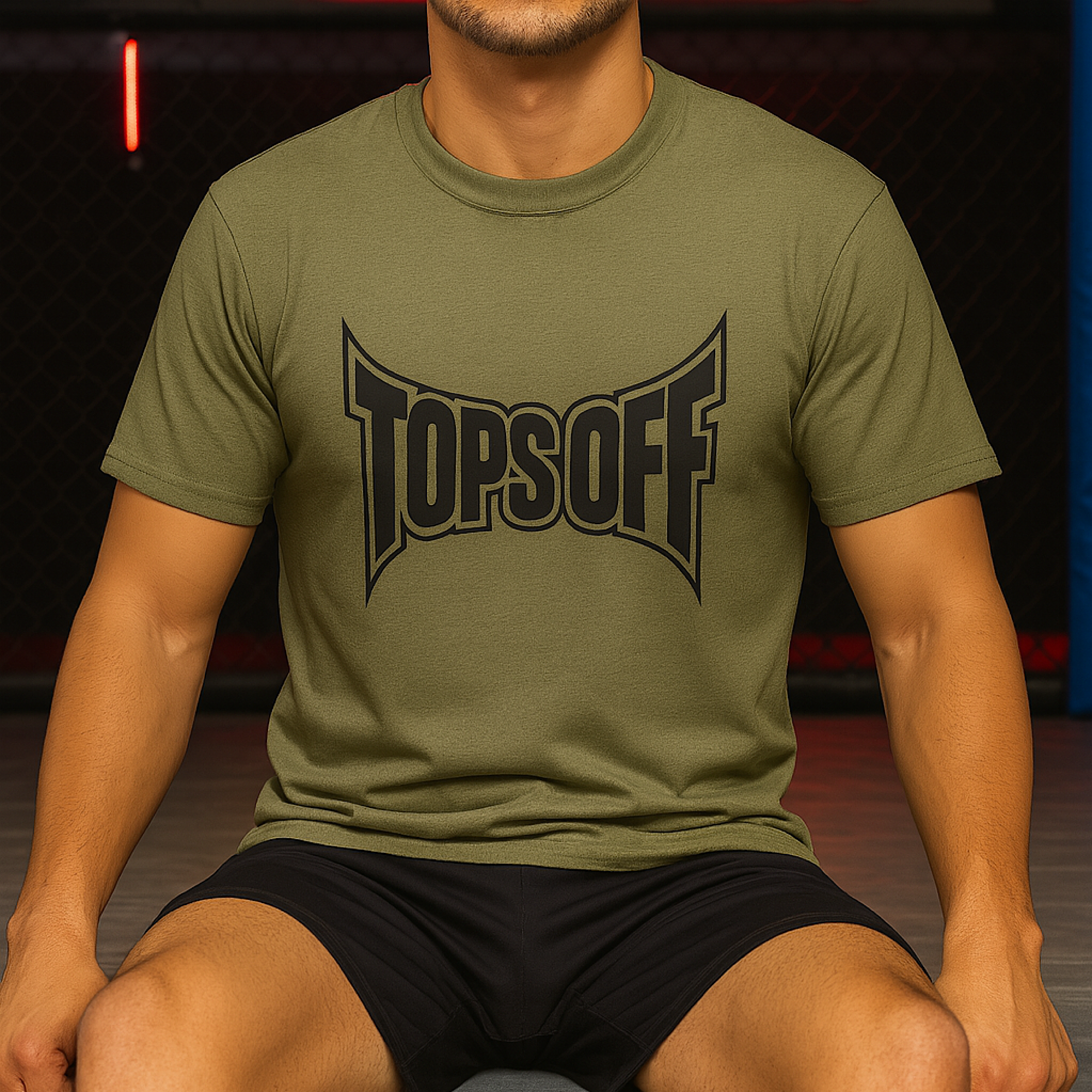 Tops Off Tap Out Topless Shirt UFC MMA Affliction Summer Beach T product thumbnail image
