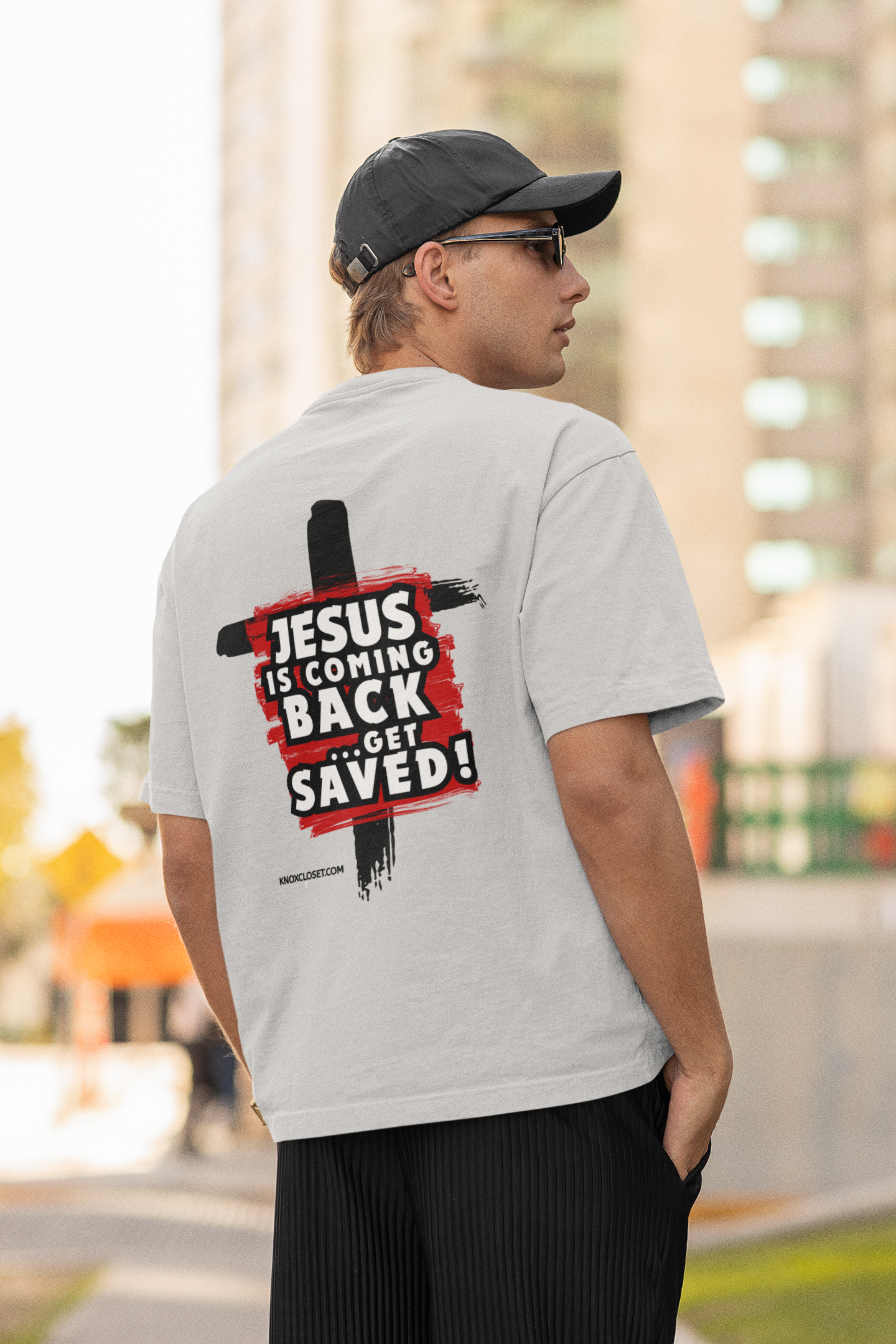 Jesus Is Coming Back (Front Of Shirt Is Blank)Unisex Heavy Cotton Tee product thumbnail image