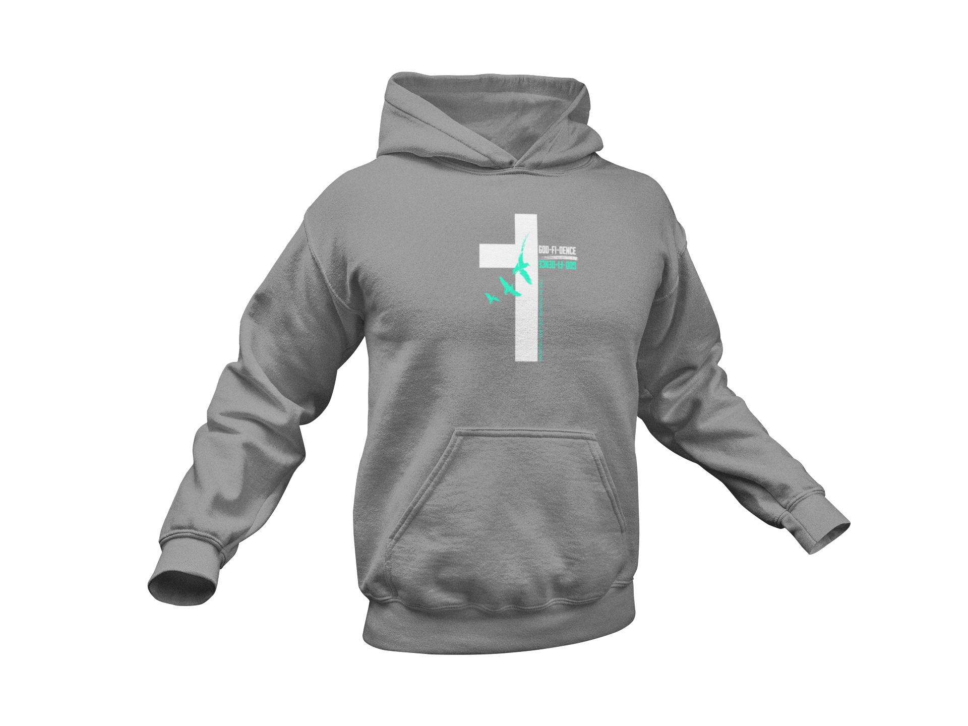 Unisex God-fi-dence Softstyle Fleece Hoodie product thumbnail image