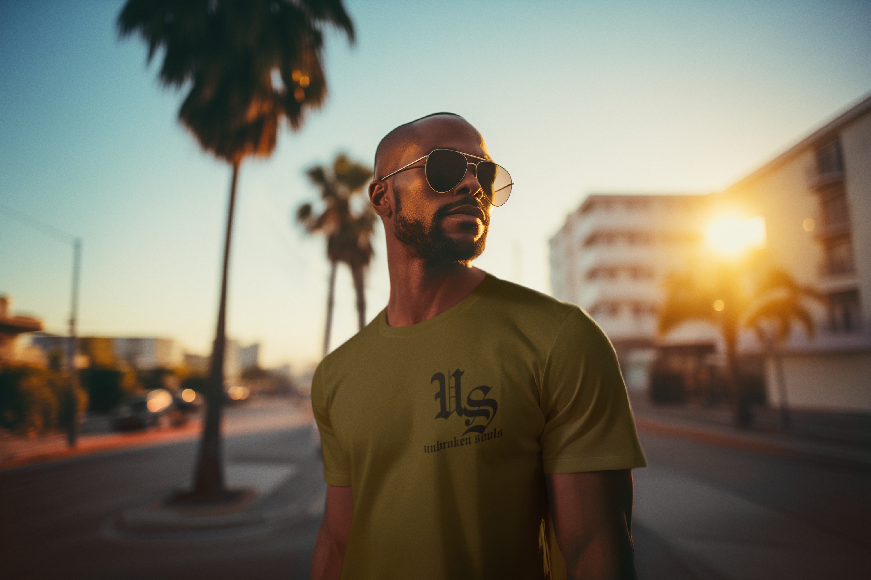 Unisex Unbroken Souls Tri-Blend Crew Tee product thumbnail image