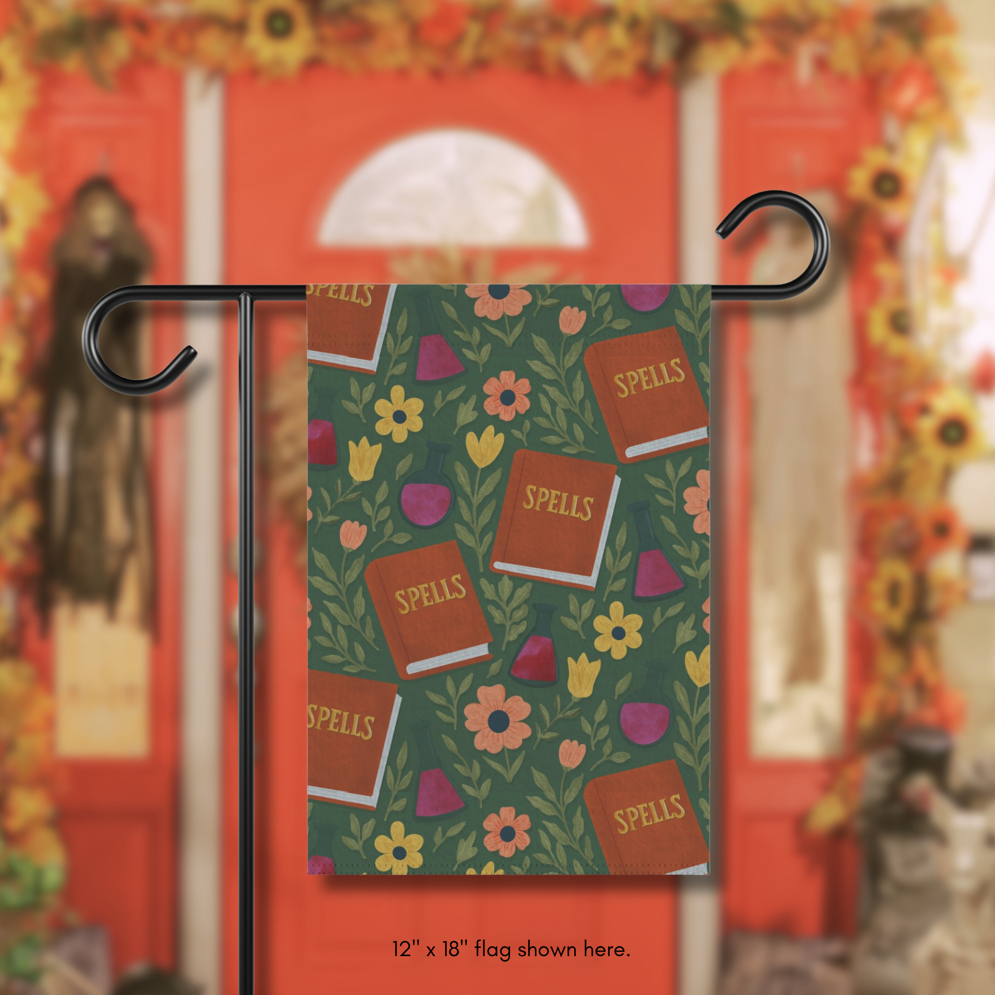 Spellbound Blooms Magical Garden Banner | Whimsical Outdoor Decor for Garden Lovers, Spring Decoration, Enchanted Housewarming Gift, Spellbound Home product thumbnail image Spellbound Blooms Magical Garden Banner | Whimsical Outdoor Decor for Garden Lovers, Spring Decoration, Enchanted Housewarming Gift, Spellbound Home product thumbnail image