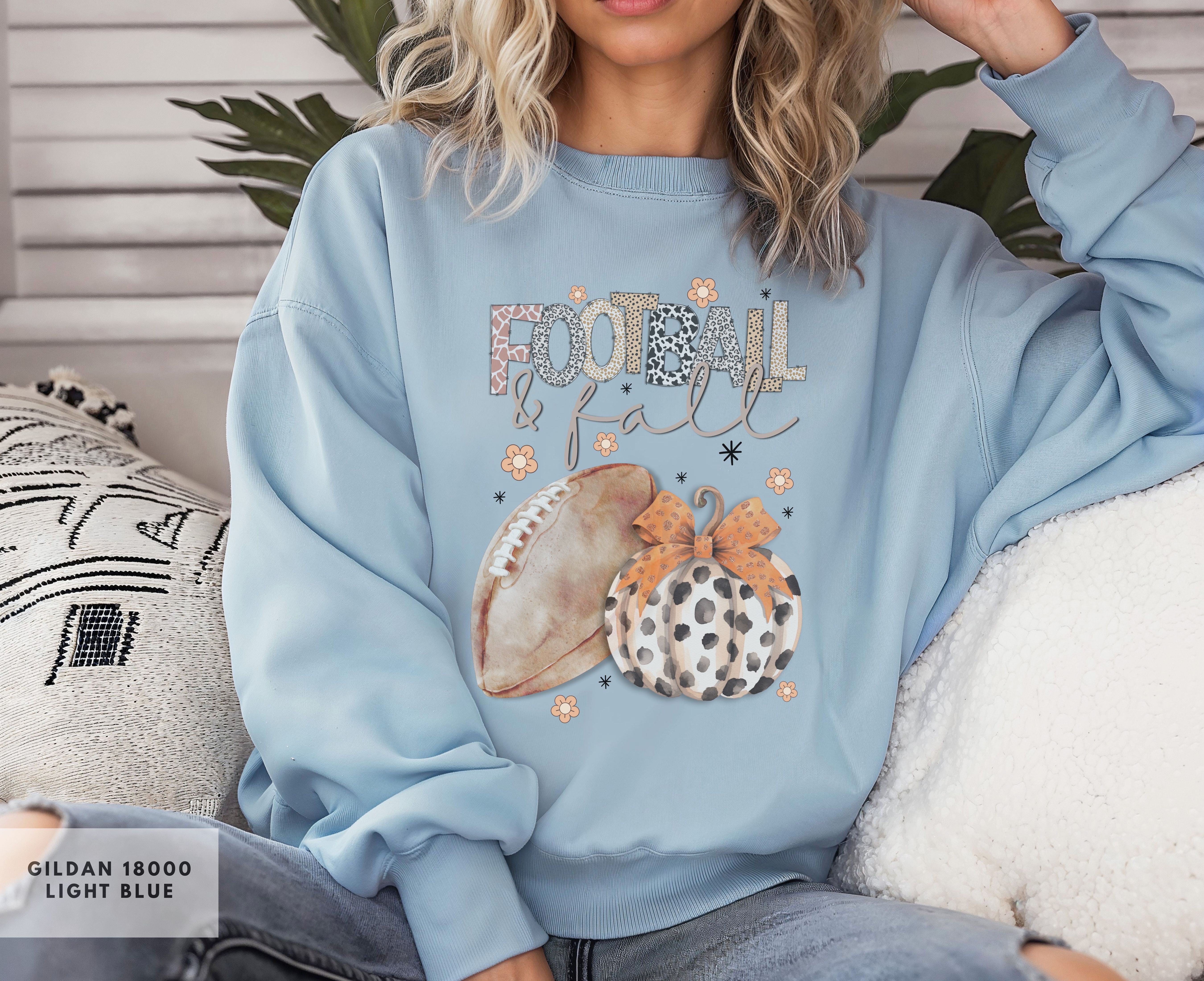 Cozy Fall Sweatshirt for Football Lovers, Muted Fall Apparel, Boho Autumn Crewneck, Gift for Her, Casual Outdoor Wear product thumbnail image Cozy Fall Sweatshirt for Football Lovers, Muted Fall Apparel, Boho Autumn Crewneck, Gift for Her, Casual Outdoor Wear product thumbnail image