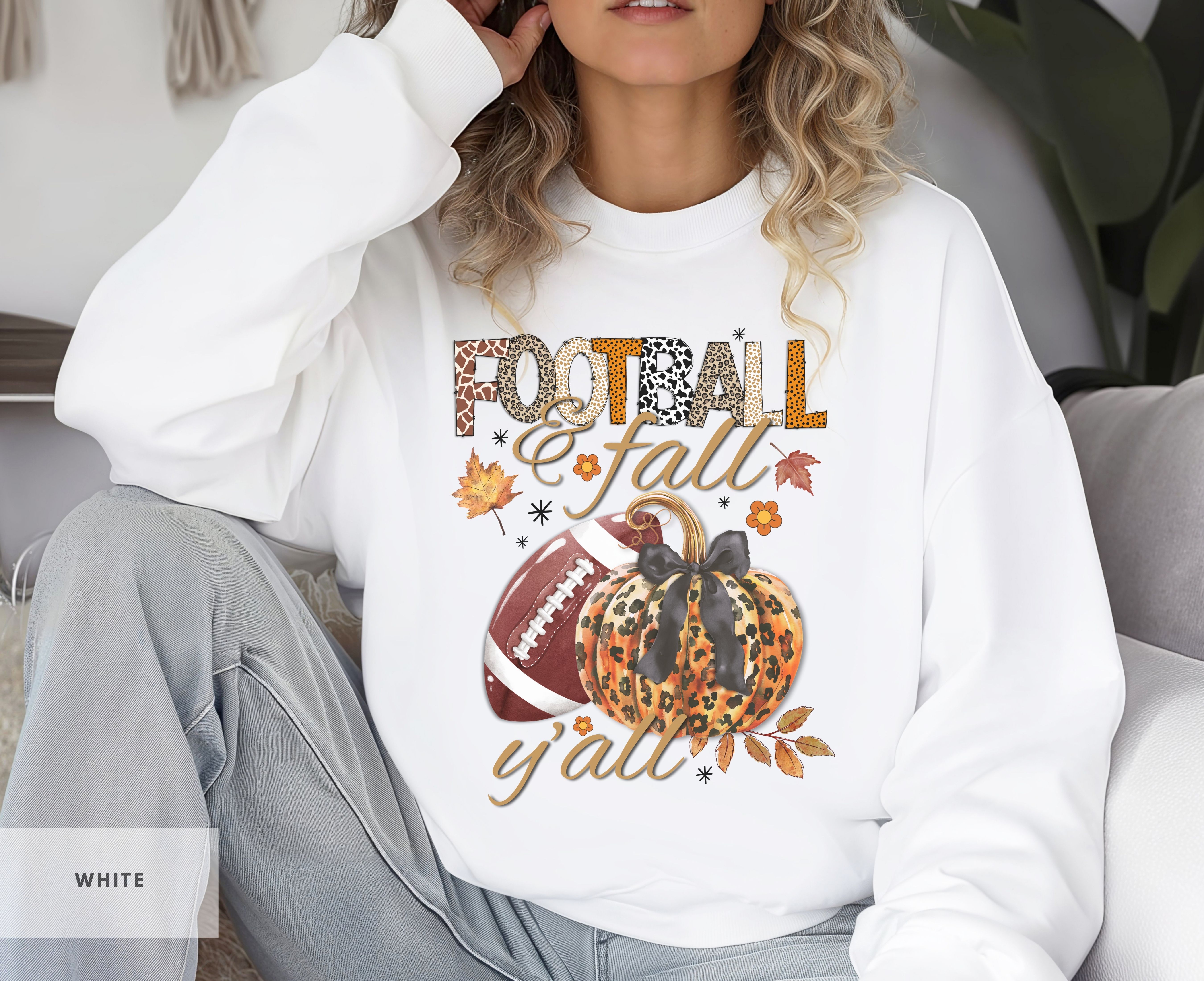 Cozy Fall Sweatshirt for Football Lovers, Fall Apparel, Unisex Crewneck, Gift for Her, Casual Autumn Outdoor Wear product thumbnail image Cozy Fall Sweatshirt for Football Lovers, Fall Apparel, Unisex Crewneck, Gift for Her, Casual Autumn Outdoor Wear product thumbnail image