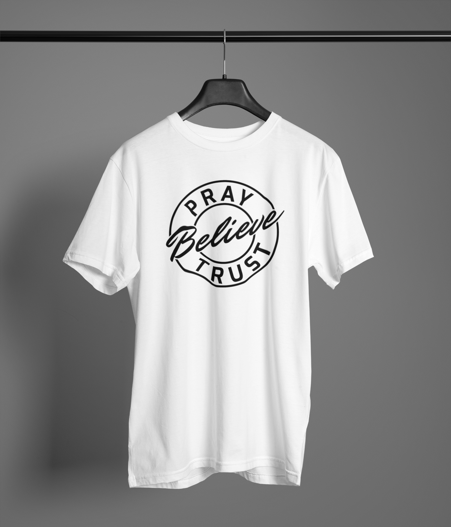 Prayer. Believe. Trust. Unisex Tee product thumbnail image
