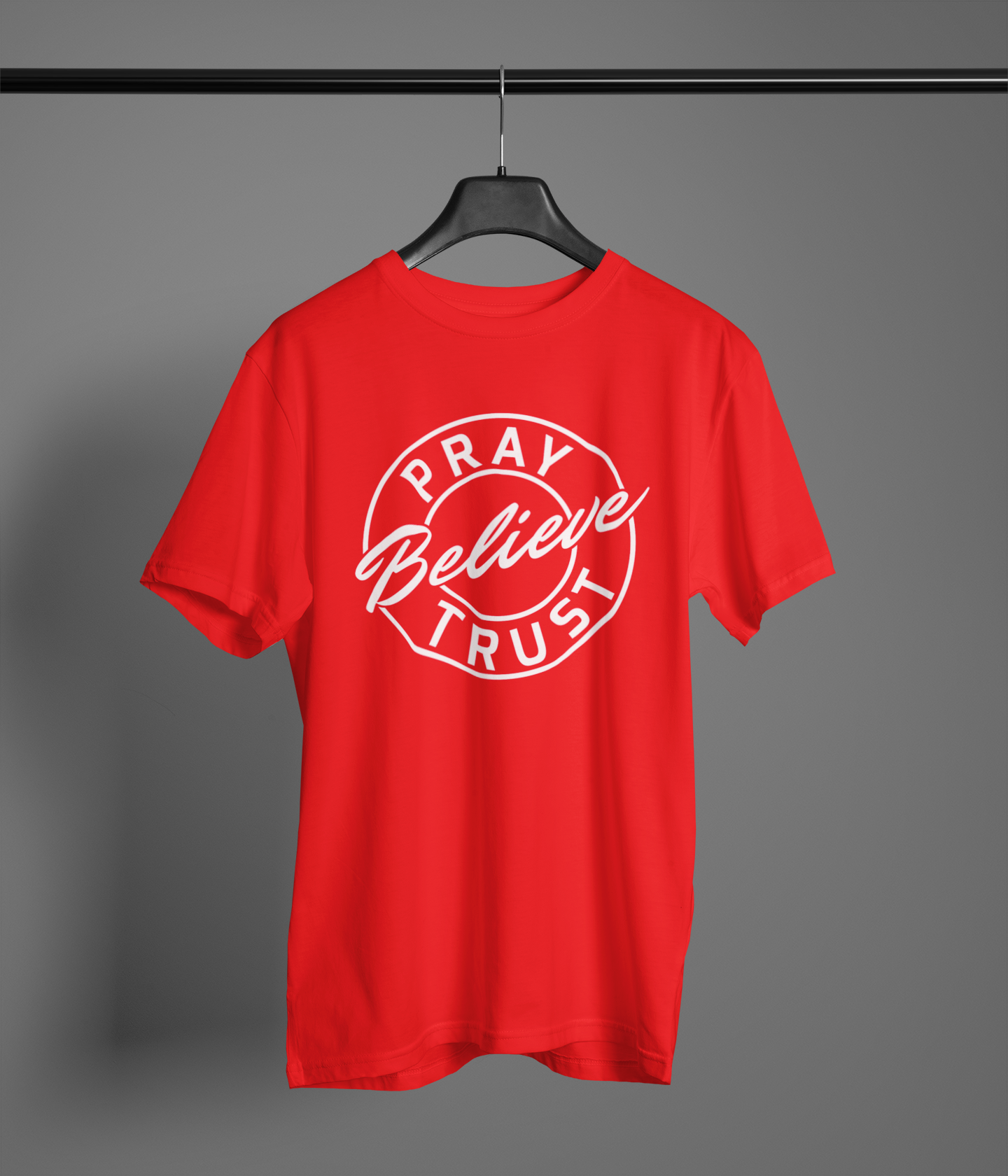 Prayer. Believe. Trust. Unisex Tee product thumbnail image