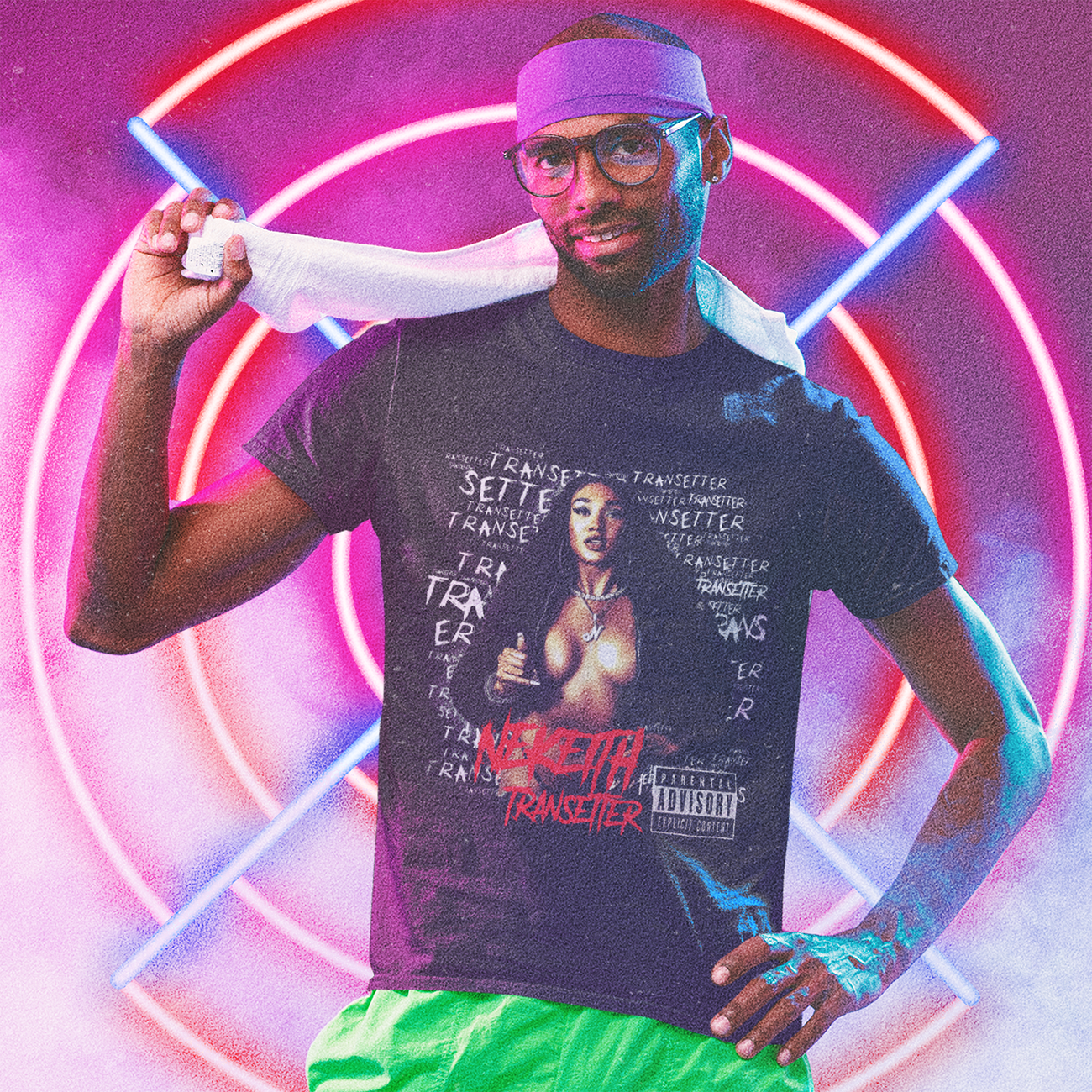 NeKeith TRANSETTER Unisex Heavy Cotton Tee product thumbnail image