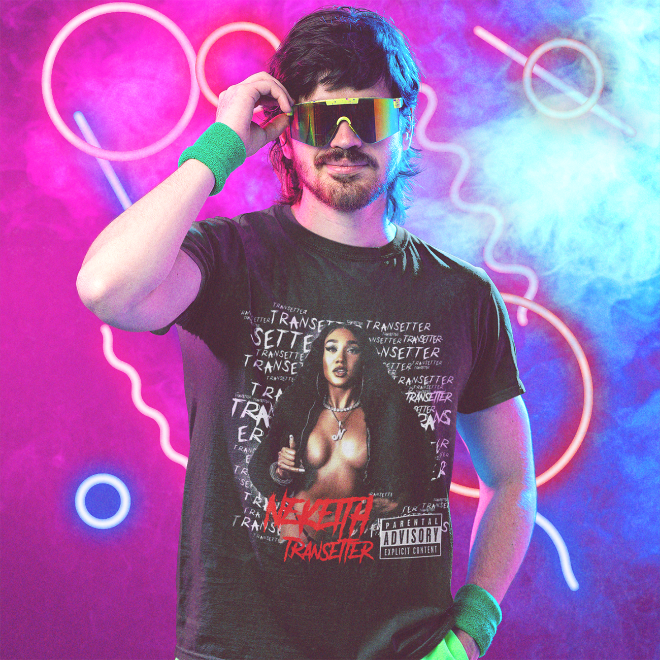 NeKeith TRANSETTER Unisex Heavy Cotton Tee product thumbnail image