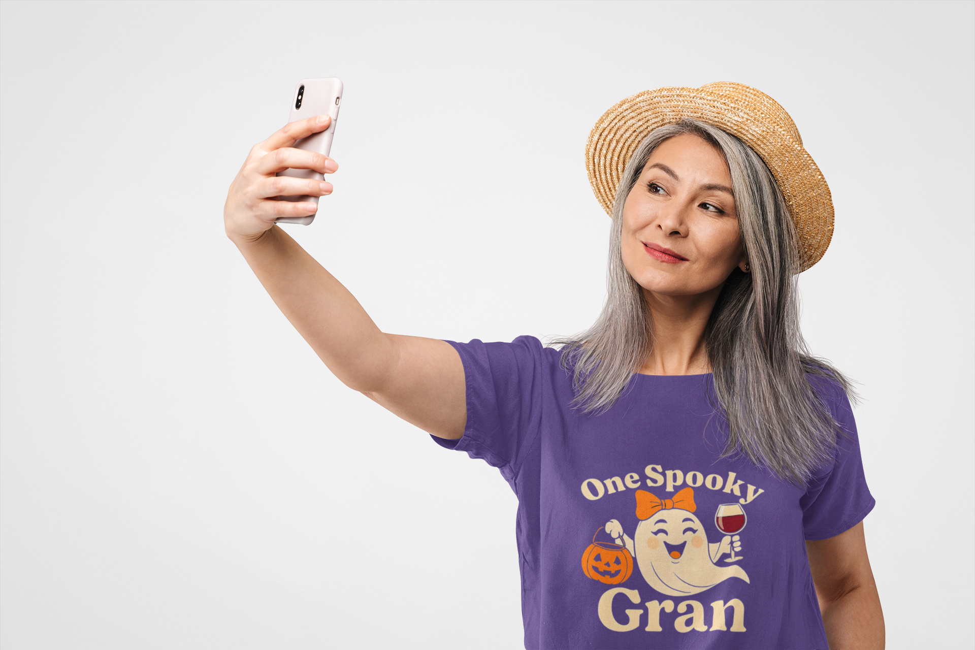 Copy of Spooky Grandma Tee - One Spooky Gran Halloween T-Shirt, Halloween Outfit, Ghost Tee, Family Gathering Shirt, Gift for Grandma product thumbnail image