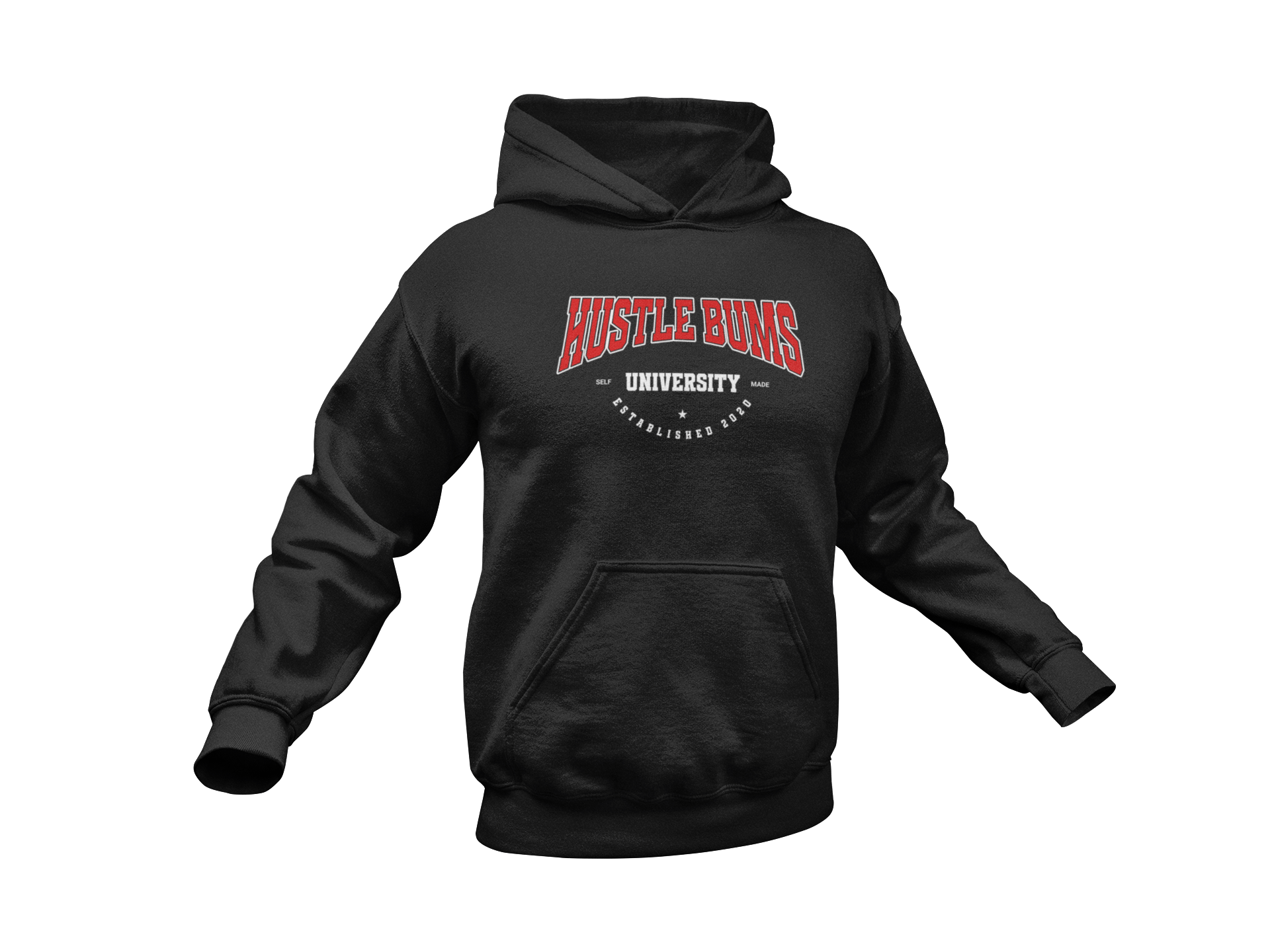 Hustle Bums University Unisex Hoodie product thumbnail image