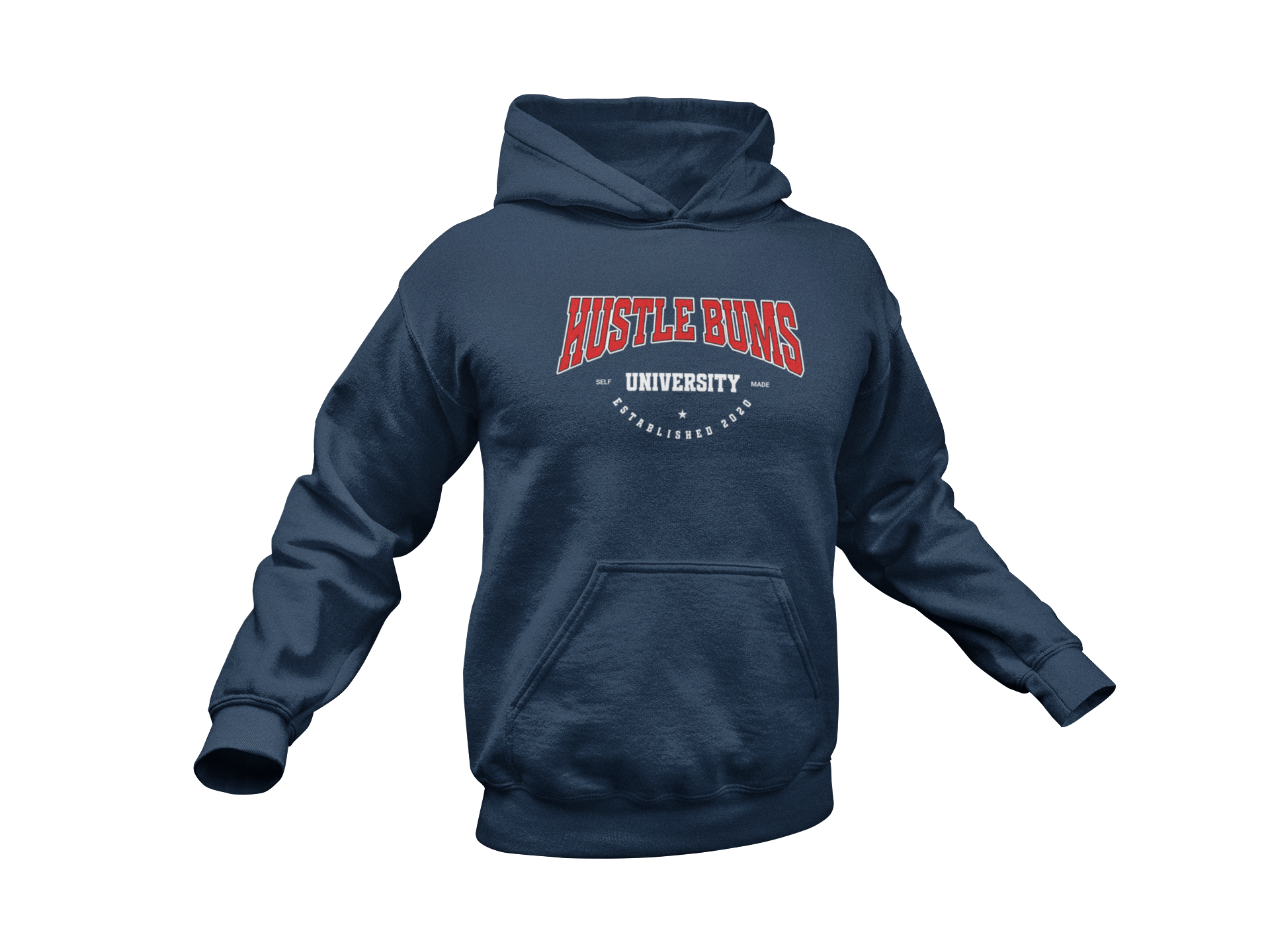 Hustle Bums University Unisex Hoodie product thumbnail image