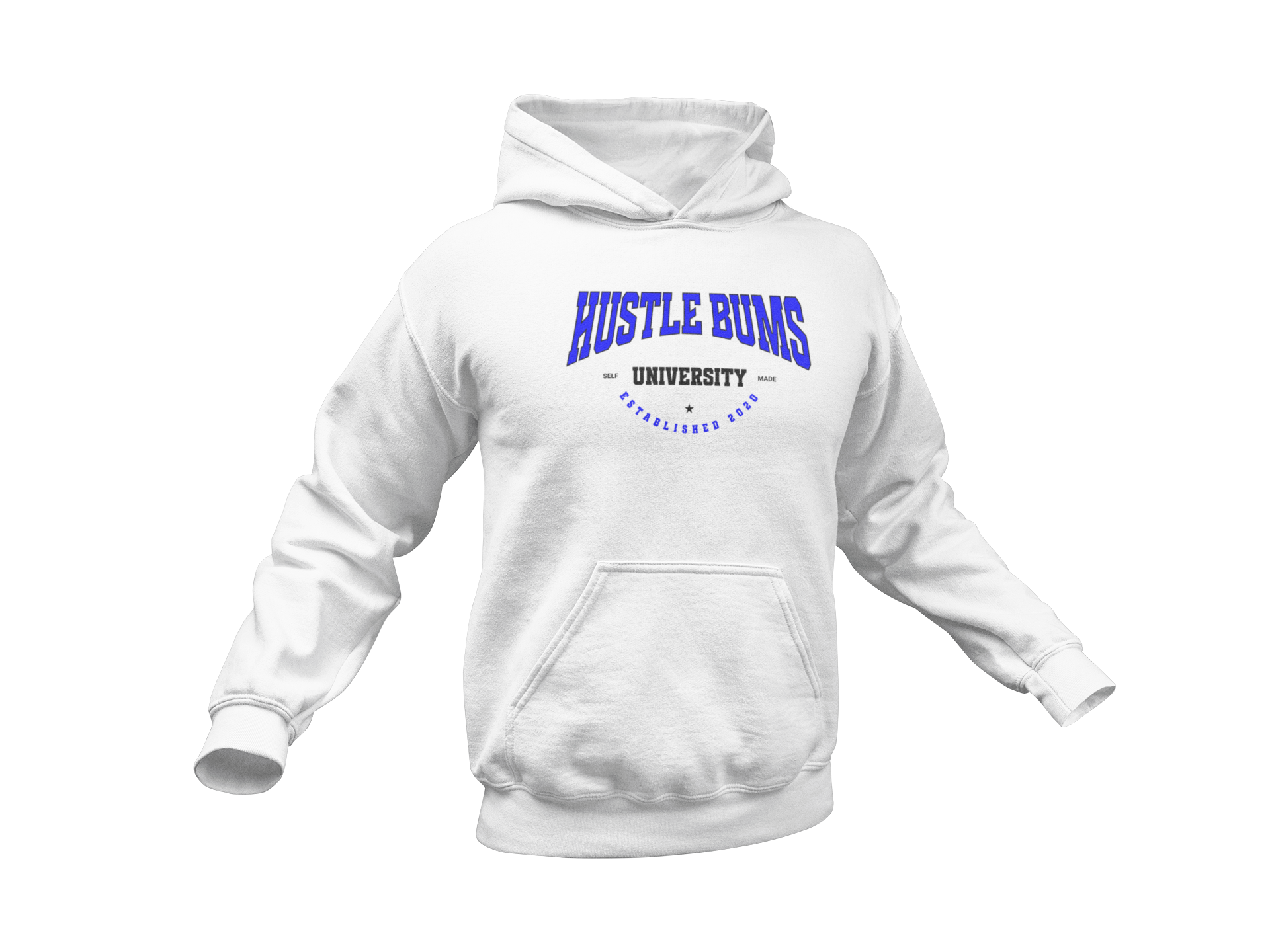 Hustle Bums University Unisex Hoodie product thumbnail image