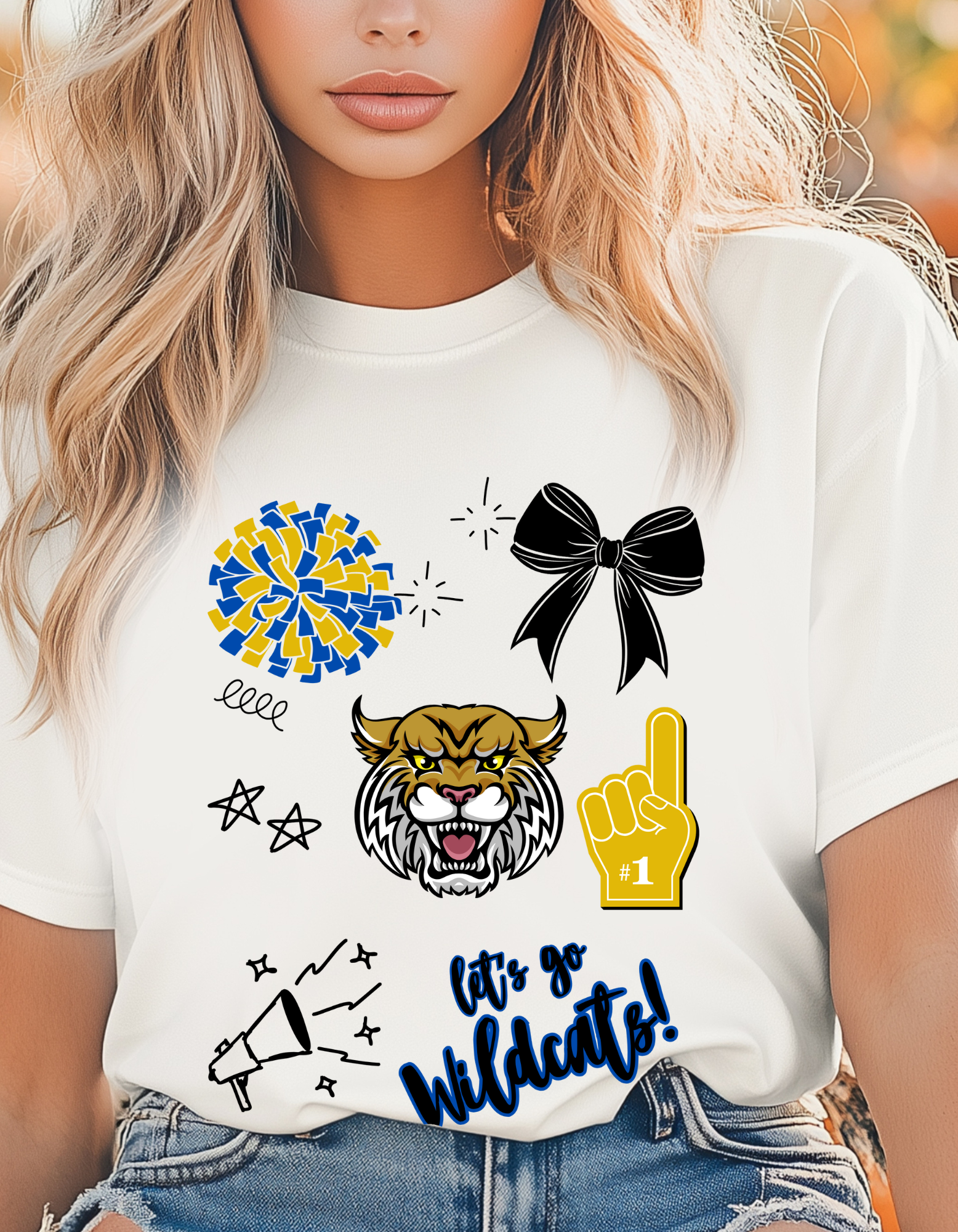 Wildcats School Spirit T-shirt, Game Day Gear, Back to School, School Sports, Unisex T-shirt