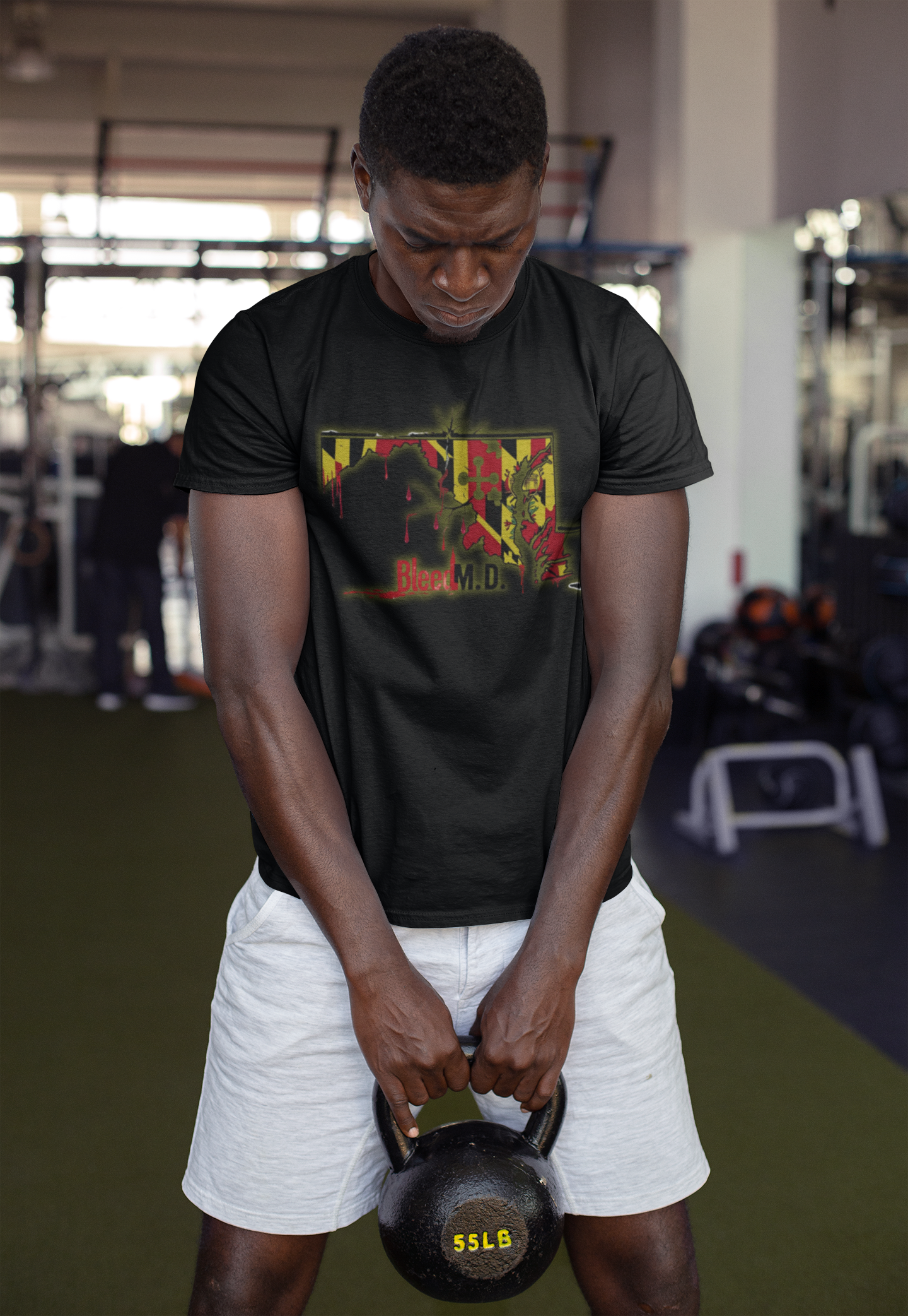 "Bleed Maryland" Pride Unisex Heavy Cotton Tee, Graphic Tee product thumbnail image "Bleed Maryland" Pride Unisex Heavy Cotton Tee, Graphic Tee product thumbnail image