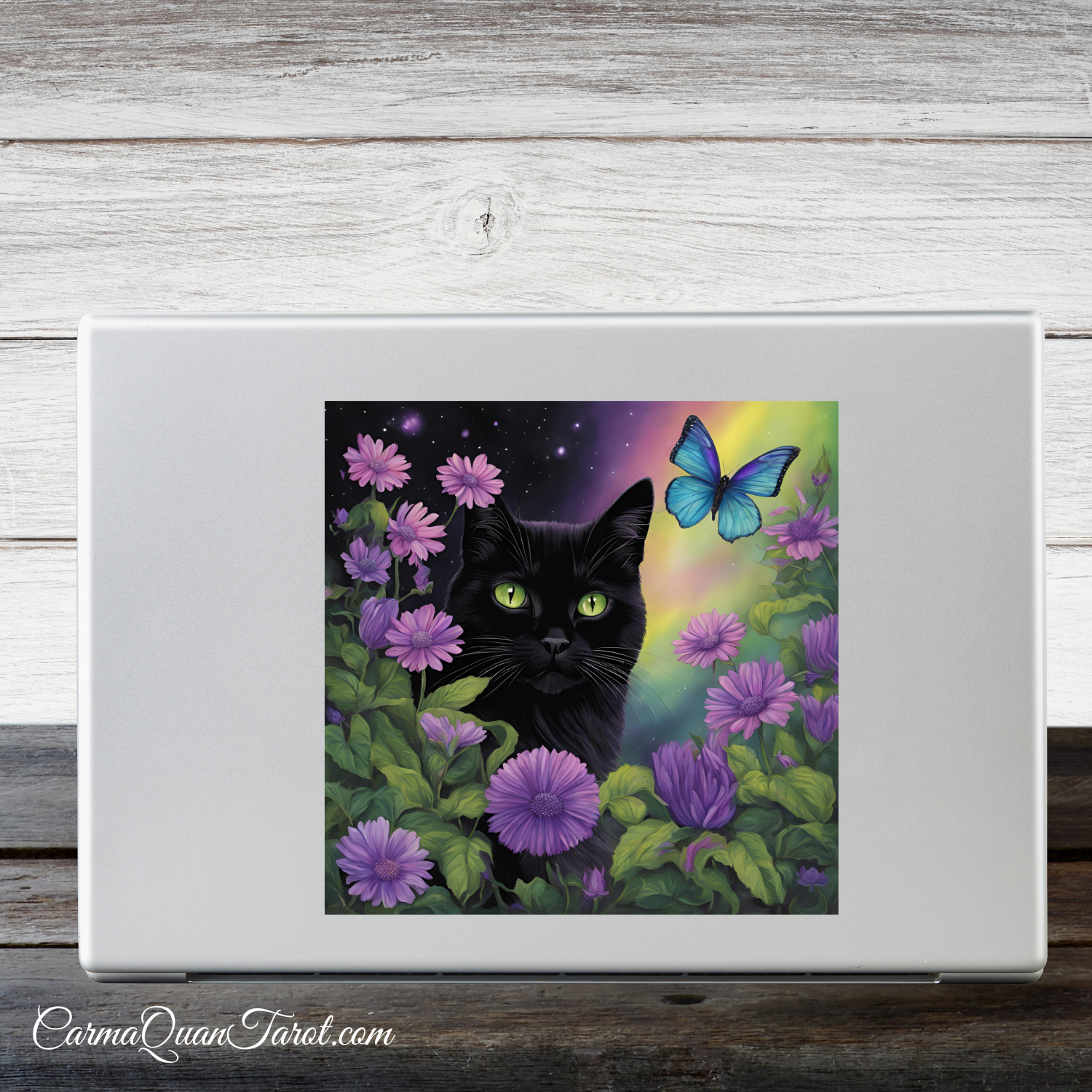 Sneaky Blacke Cat Witchy Stickers – Cute Gifted Cats w/ Evil Ey, Butterfliez & Charmz – Whimsy for Laptop, Bottle, Journal product thumbnail image Sneaky Blacke Cat Witchy Stickers – Cute Gifted Cats w/ Evil Ey, Butterfliez & Charmz – Whimsy for Laptop, Bottle, Journal product thumbnail image