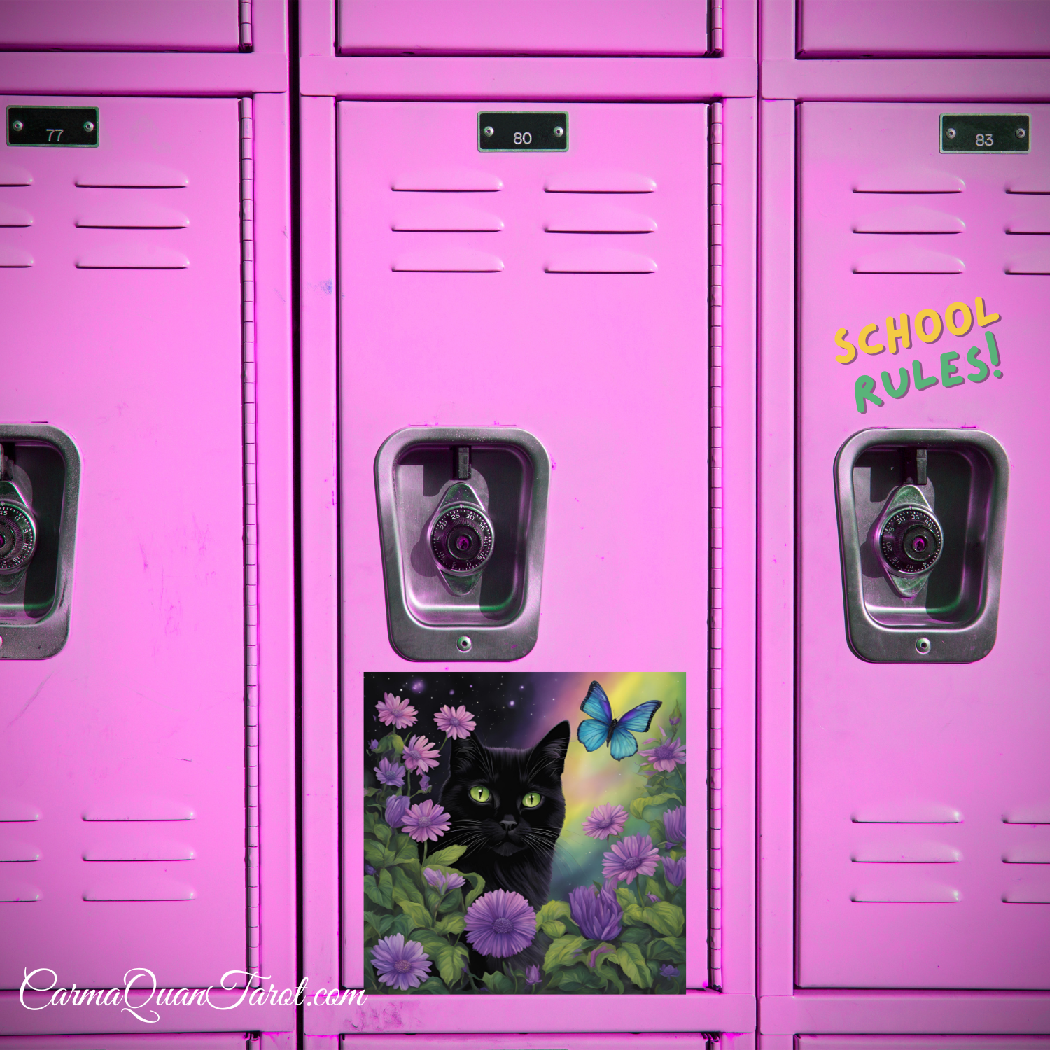 Sneaky Blacke Cat Witchy Stickers – Cute Gifted Cats w/ Evil Ey, Butterfliez & Charmz – Whimsy for Laptop, Bottle, Journal product thumbnail image Sneaky Blacke Cat Witchy Stickers – Cute Gifted Cats w/ Evil Ey, Butterfliez & Charmz – Whimsy for Laptop, Bottle, Journal product thumbnail image