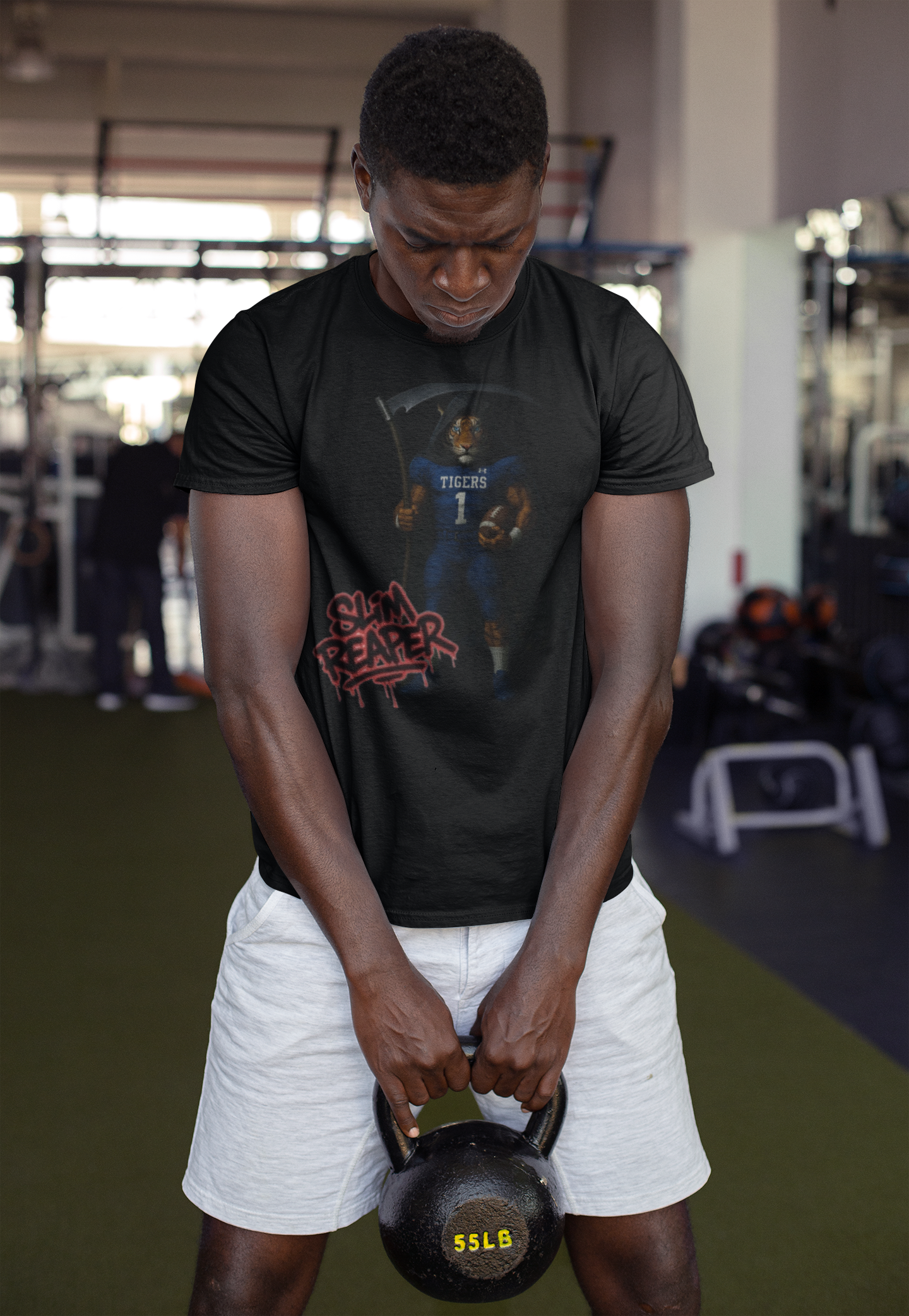 Jashon "The Slim Reaper" Watkins Unisex Softstyle T-Shirt, Sporty Tee for Fans product thumbnail image Jashon "The Slim Reaper" Watkins Unisex Softstyle T-Shirt, Sporty Tee for Fans product thumbnail image