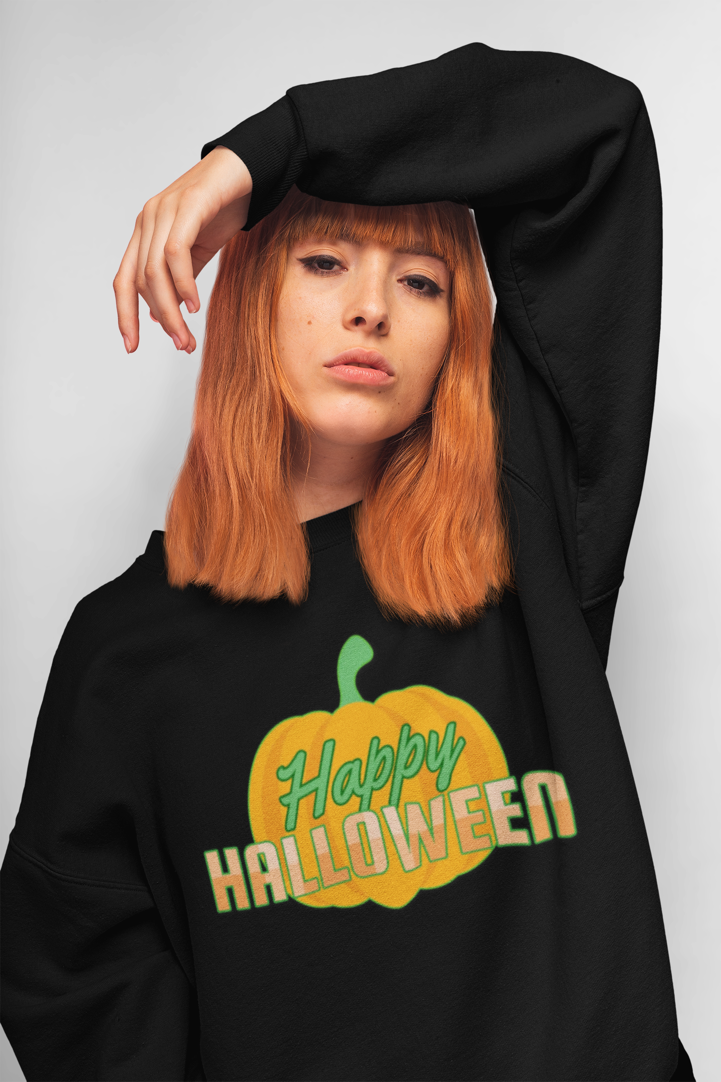 Happy Halloween Unisex Crewneck Sweatshirt, Cozy Fall Apparel, Halloween Gift, Unisex Sweatshirt, Pumpkin Sweatshirt, Autumn Fashion