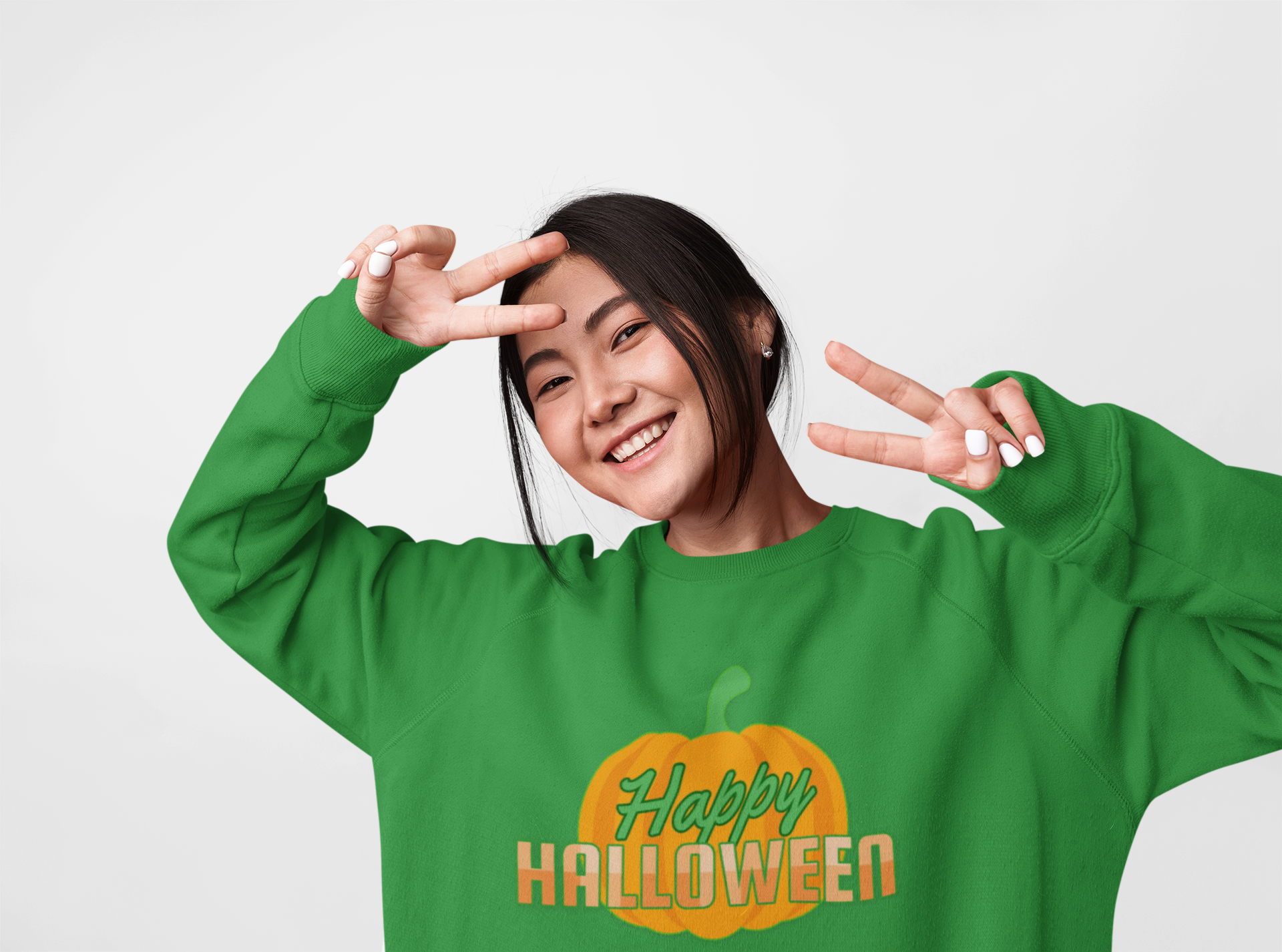 Happy Halloween Unisex Crewneck Sweatshirt, Cozy Fall Apparel, Halloween Gift, Unisex Sweatshirt, Pumpkin Sweatshirt, Autumn Fashion product thumbnail image