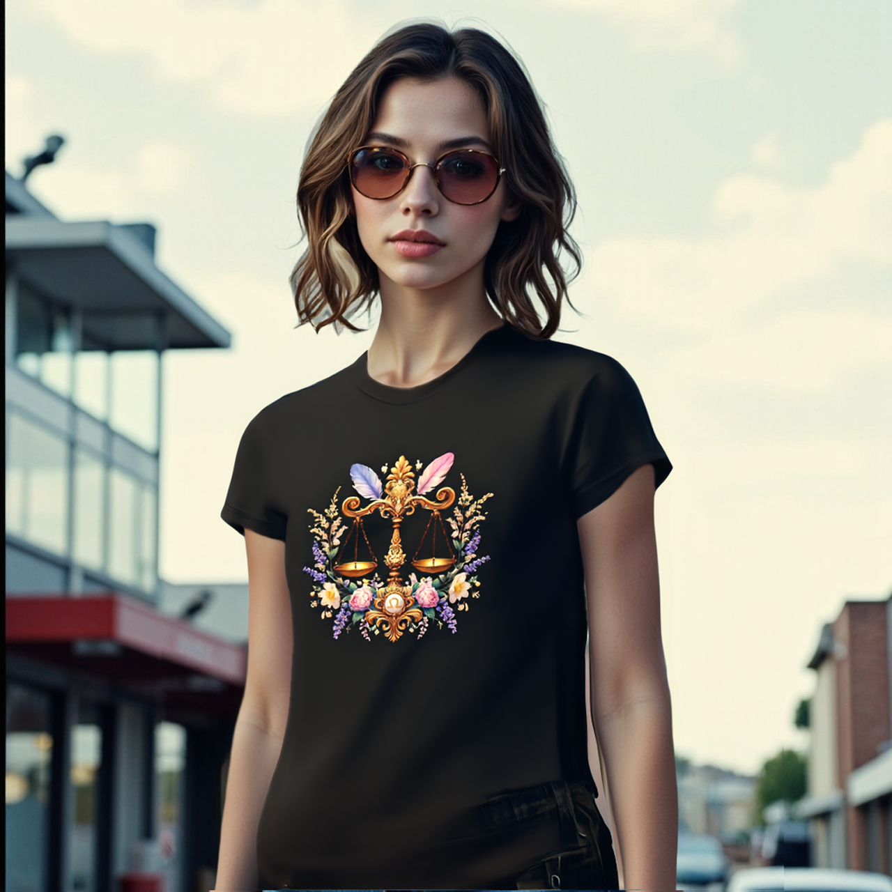 Libra Zodiac Tee product thumbnail image