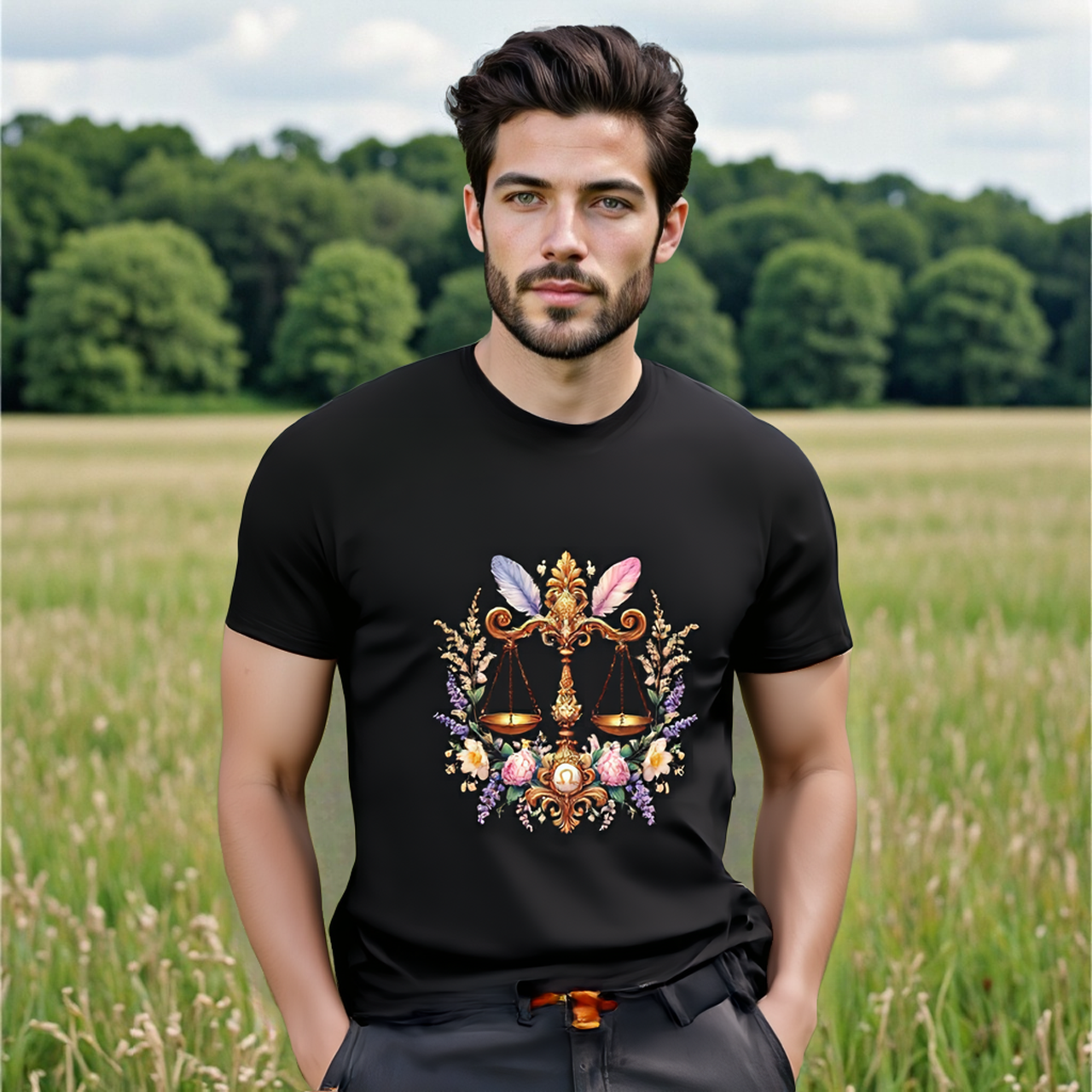 Libra Zodiac Tee product thumbnail image