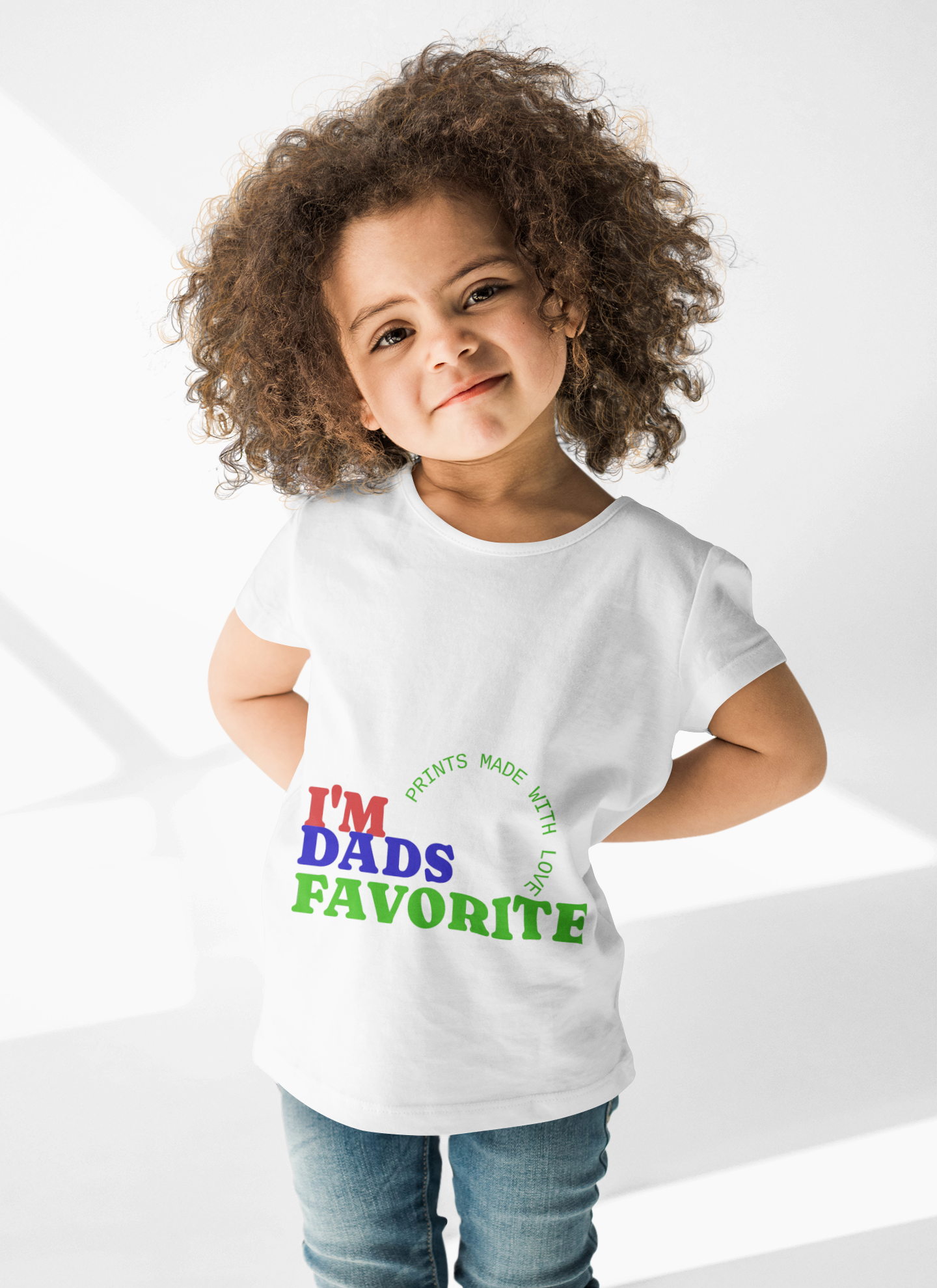 Dads Favorite Toddler Tee, Cute Kids T-Shirt, Birthday Gift for Toddlers, Family Matching Outfit, Toddler Gift, Fun Summer Tee product thumbnail image