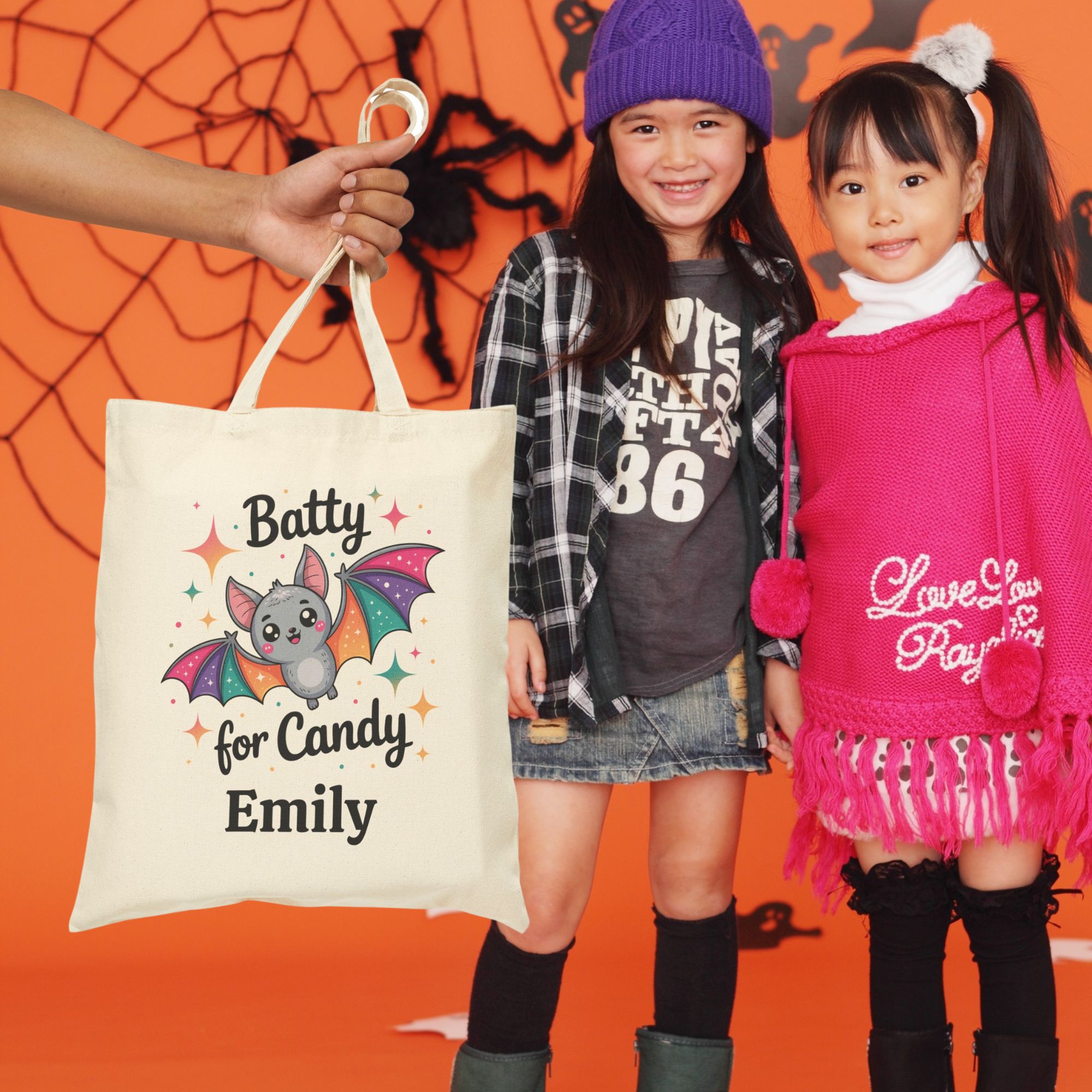 Personalized Bat Candy Tote Bag product thumbnail image