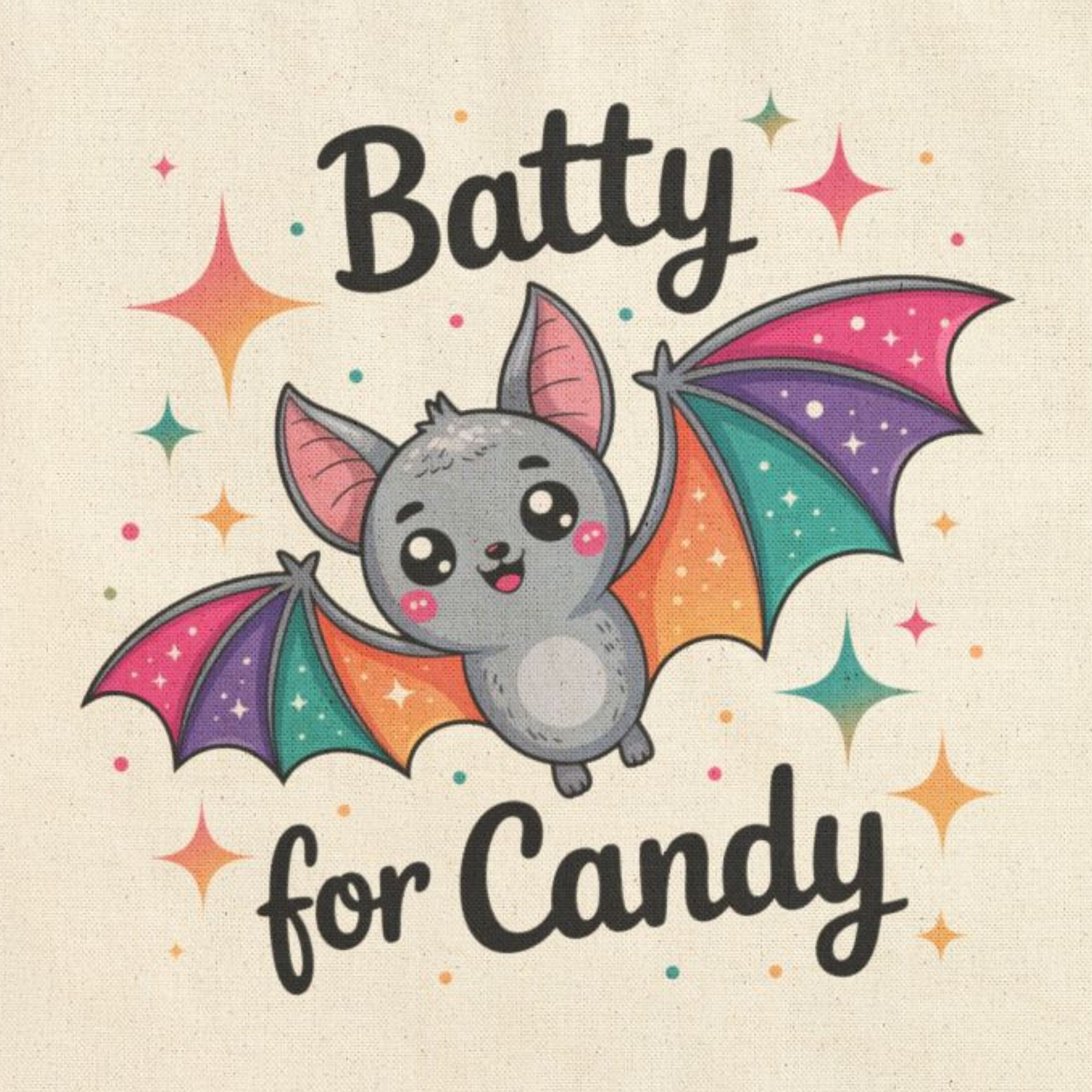 Personalized Bat Candy Tote Bag product thumbnail image