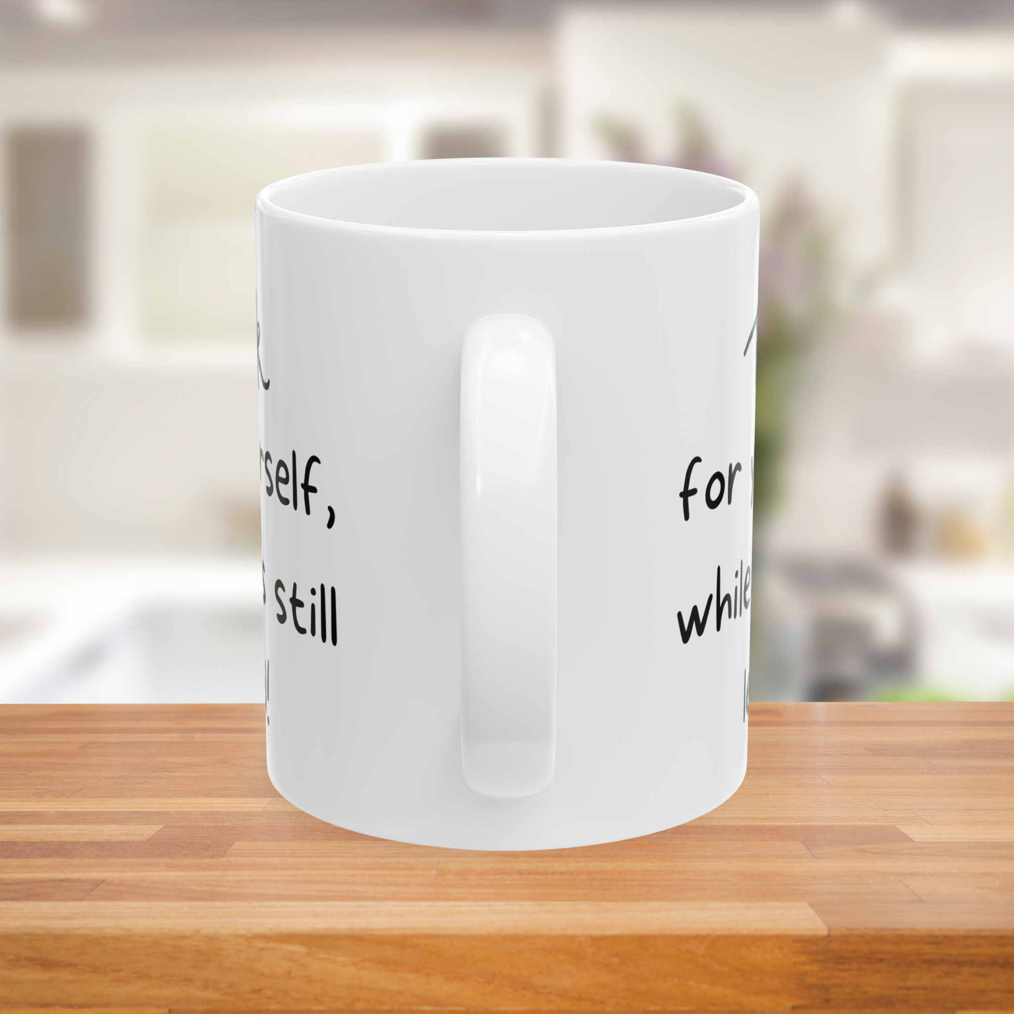 Think for yourself Ceramic Mug, (11oz) product thumbnail image