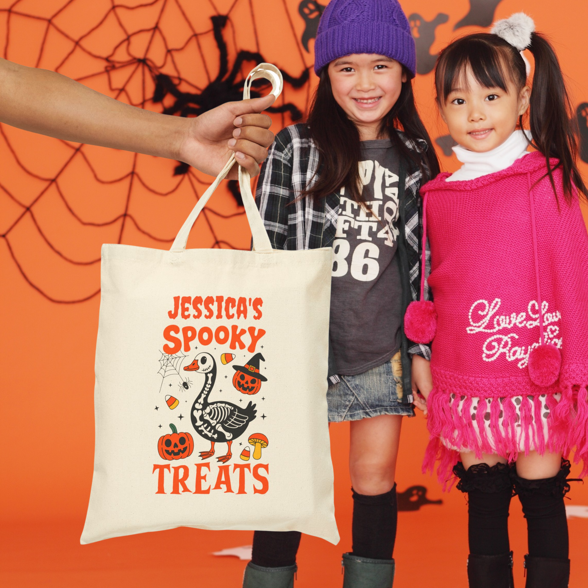 Personalized Skeleton Goose Tote Bag product thumbnail image