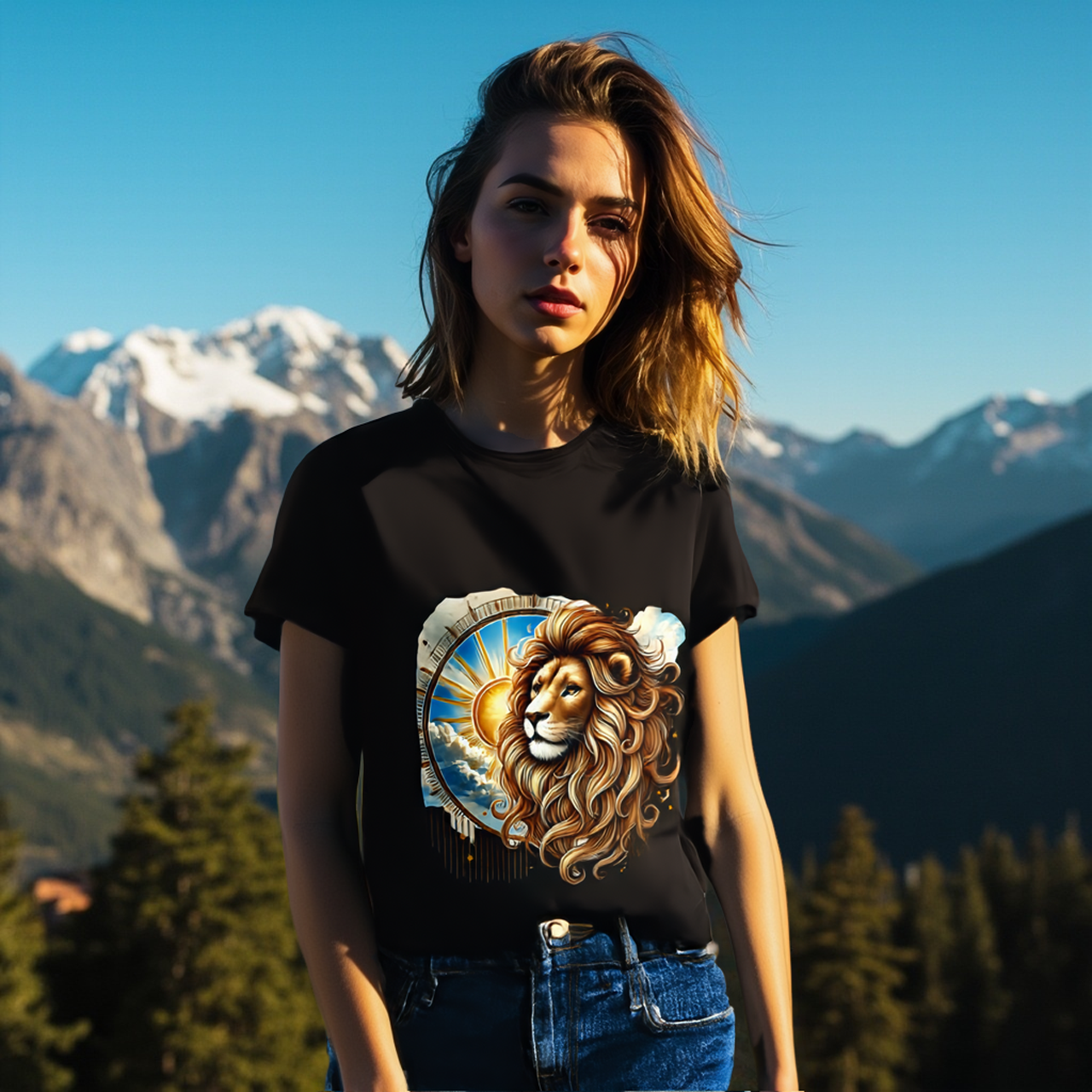 Leo Zodiac Tee - Unisex Tee Shirt product thumbnail image