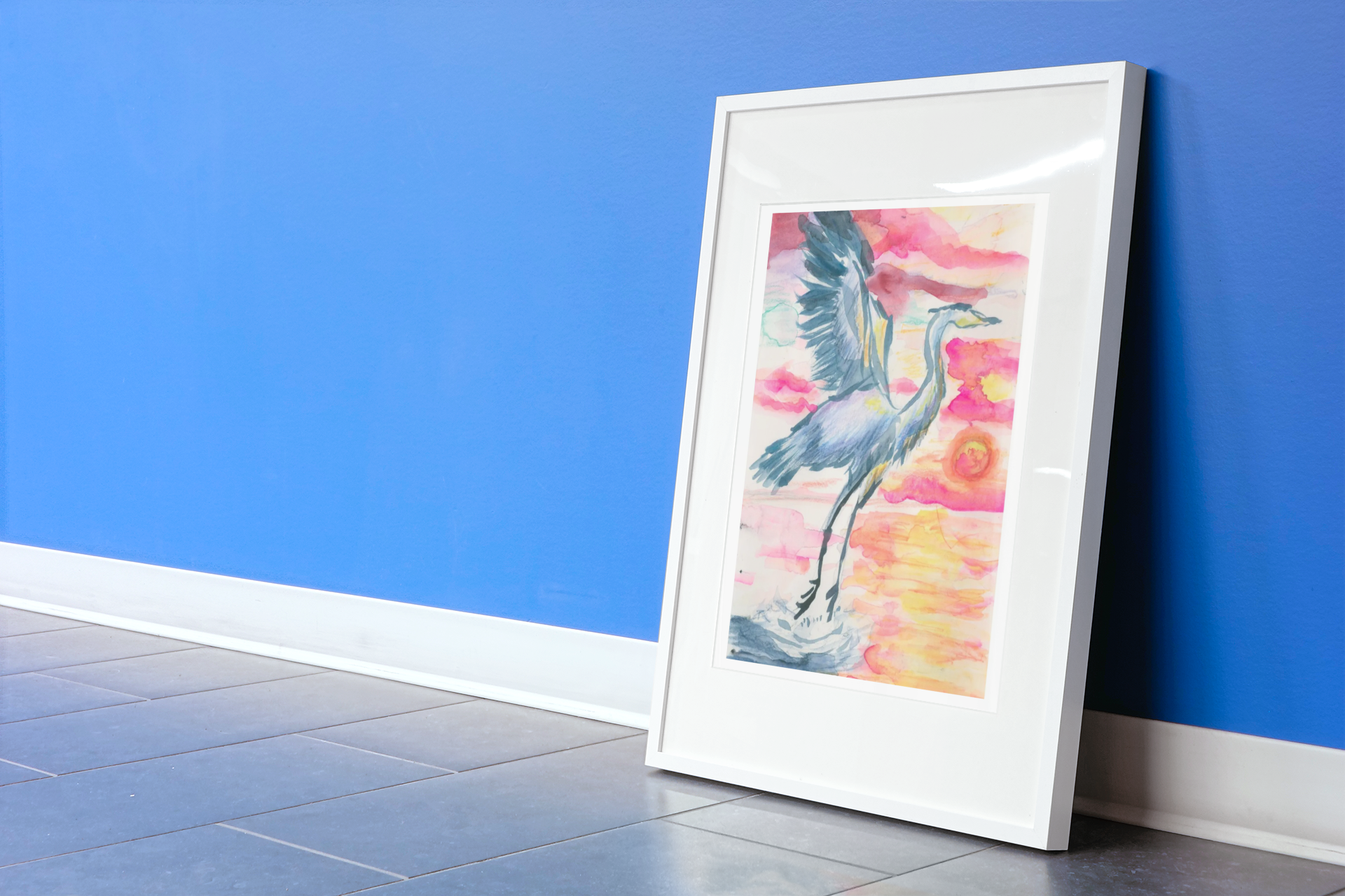 "Morning’s Flight" A heron rises with the dawn, as the sun itself gazes back. product thumbnail image "Morning’s Flight" A heron rises with the dawn, as the sun itself gazes back. product thumbnail image