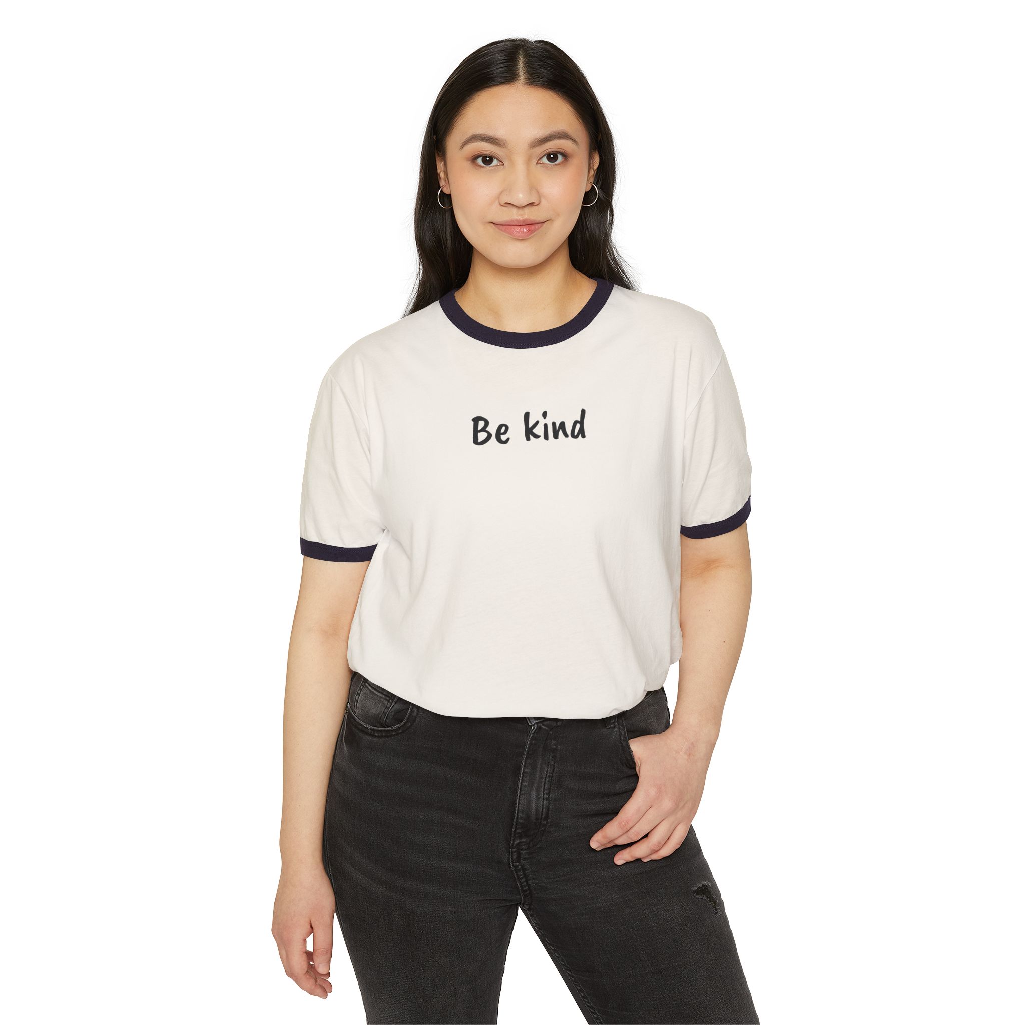 Custom Text Ringer T-Shirt, Add Your Own Funny & Favorite Quote T-Shirt, Unisex Graphic Shirt, Cute Casual Wear, Perfect Gift for All Days product thumbnail image Custom Text Ringer T-Shirt, Add Your Own Funny & Favorite Quote T-Shirt, Unisex Graphic Shirt, Cute Casual Wear, Perfect Gift for All Days product thumbnail image