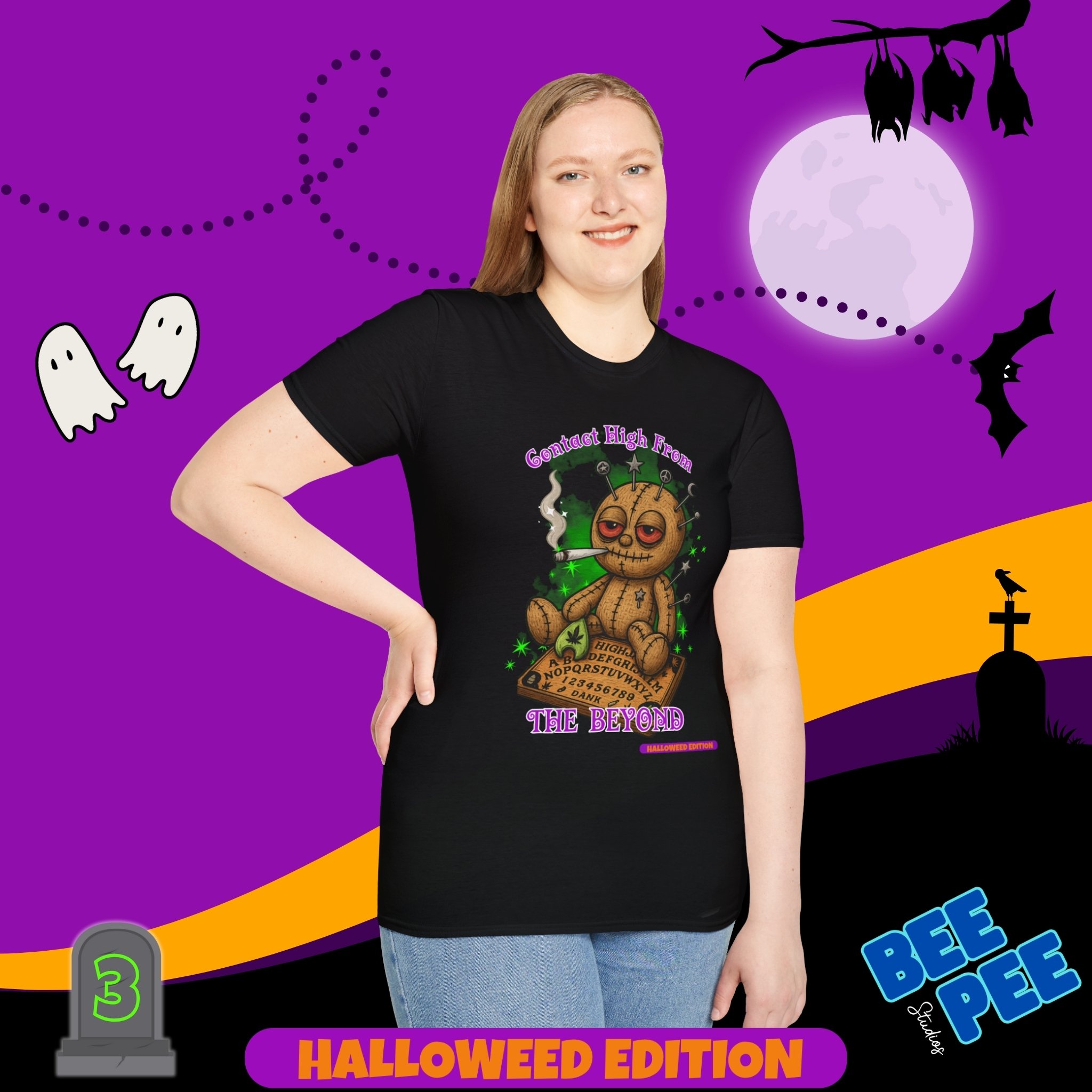  'Voodoo Doll' Graphic, T-Shirt - 'Happy Halloweed Edition' #3 product thumbnail image