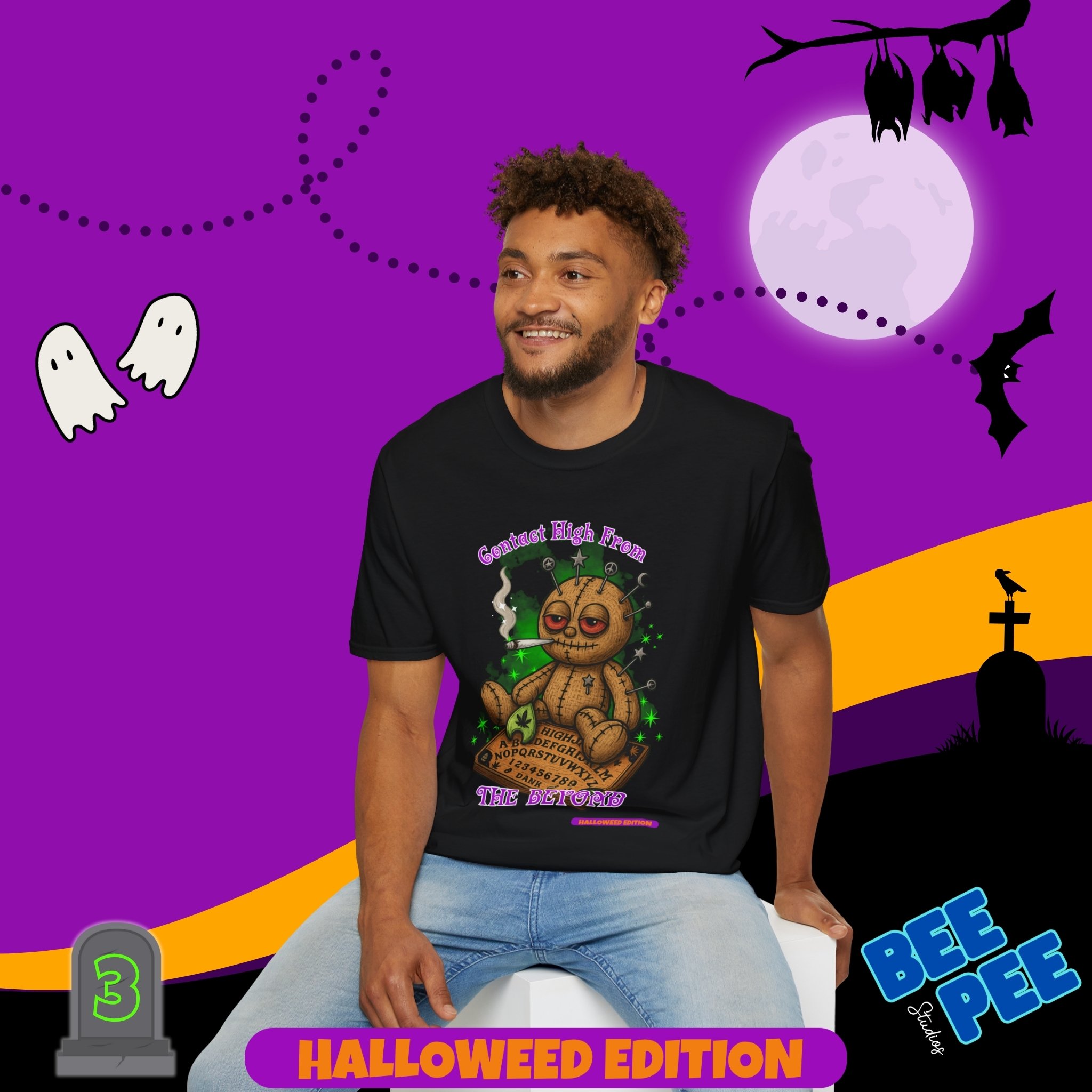  'Voodoo Doll' Graphic, T-Shirt - 'Happy Halloweed Edition' #3 product thumbnail image