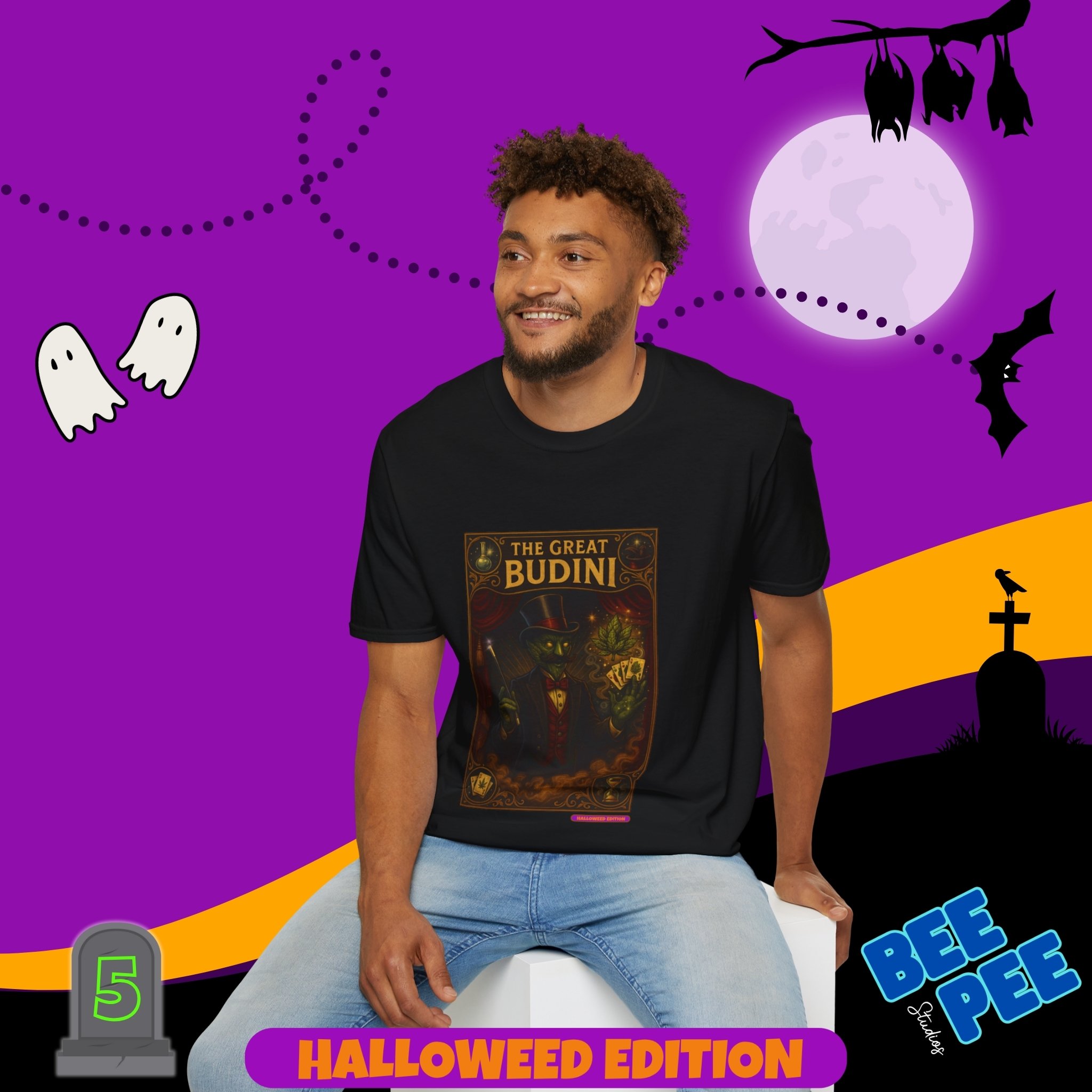  'The Great Budini' Graphic, T-Shirt - 'Happy Halloweed Edition' #5  product thumbnail image