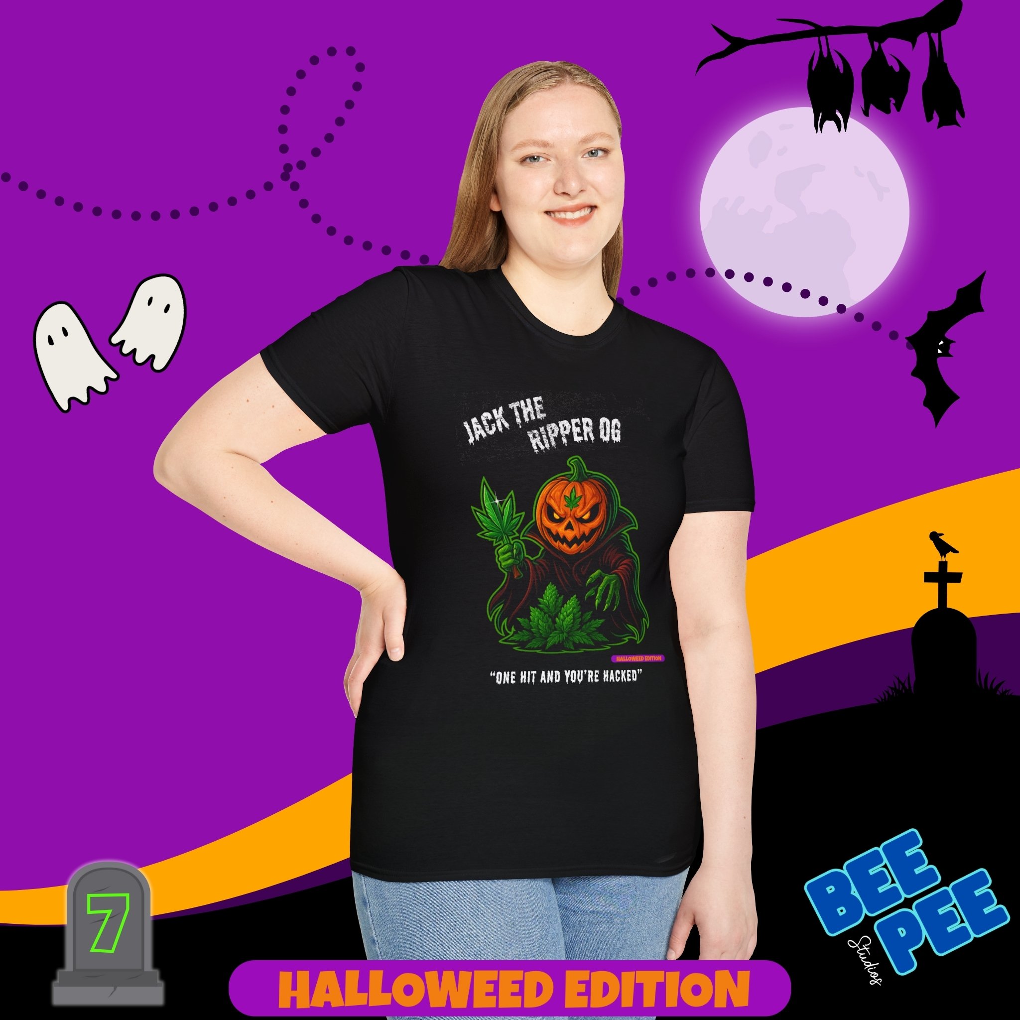 'Jack the Ripper OG' Graphic, T-Shirt - 'Happy Halloweed Edition' #7 product thumbnail image 'Jack the Ripper OG' Graphic, T-Shirt - 'Happy Halloweed Edition' #7 product thumbnail image