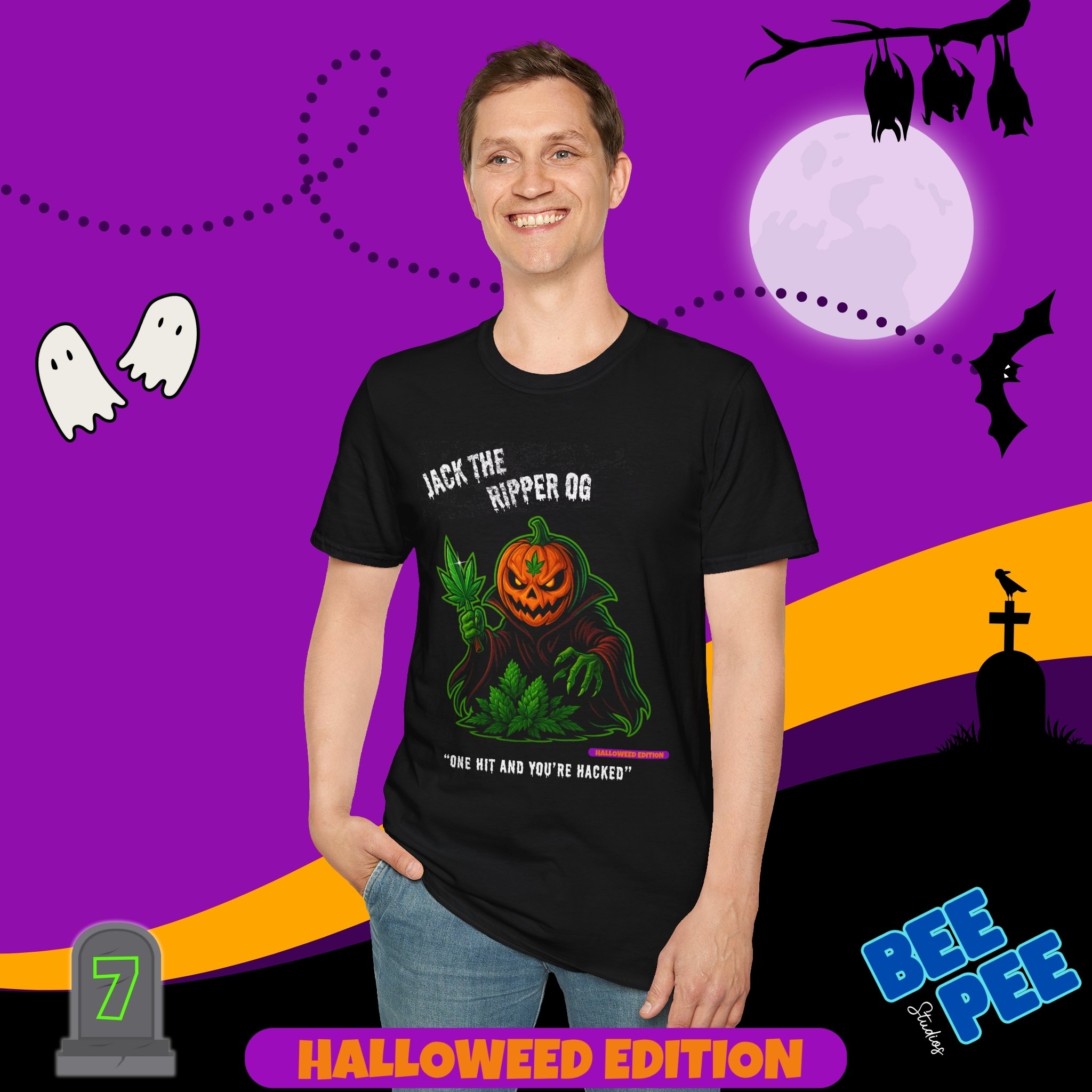'Jack the Ripper OG' Graphic, T-Shirt - 'Happy Halloweed Edition' #7 product thumbnail image 'Jack the Ripper OG' Graphic, T-Shirt - 'Happy Halloweed Edition' #7 product thumbnail image