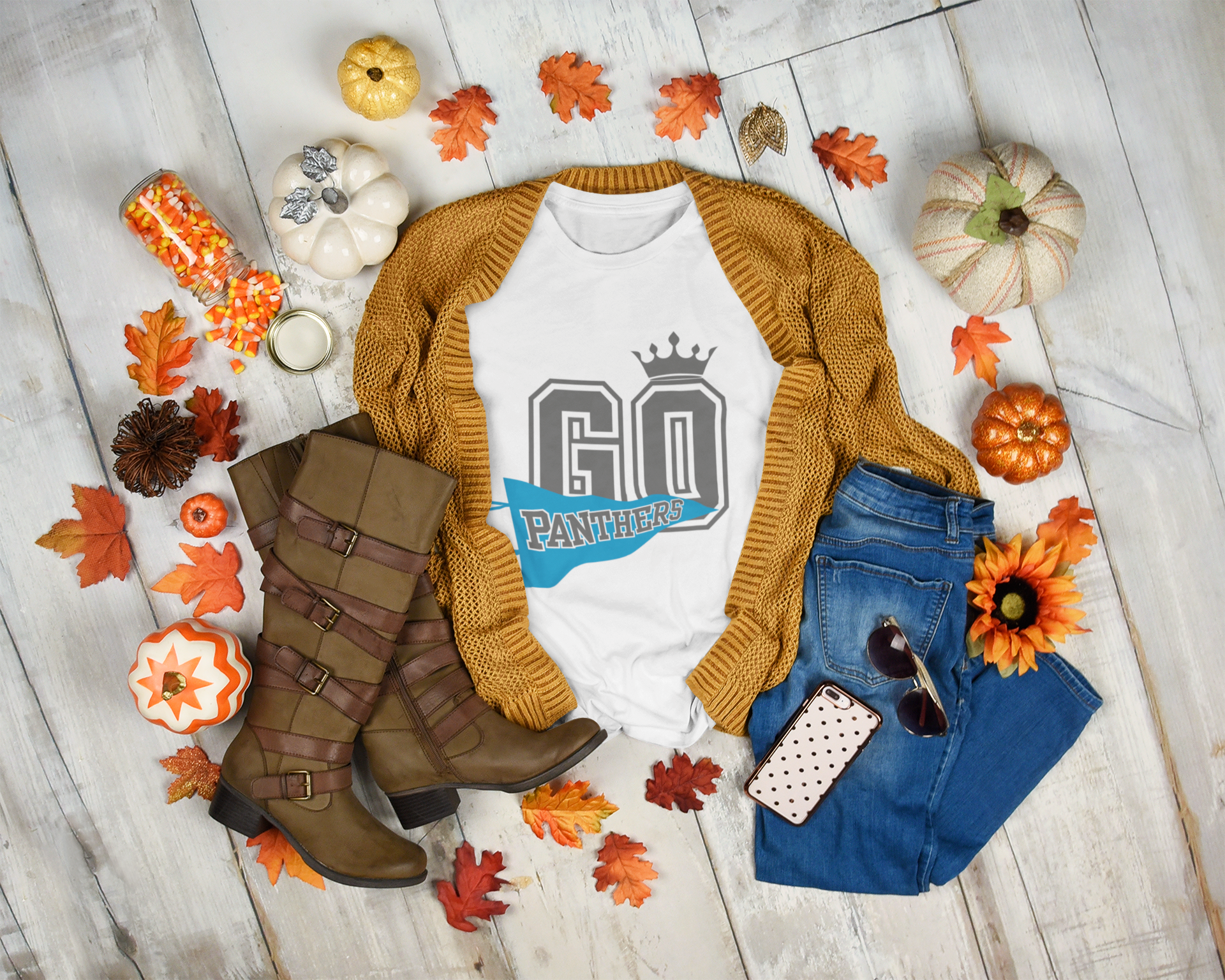 Go Panthers Game Day Tee product thumbnail image