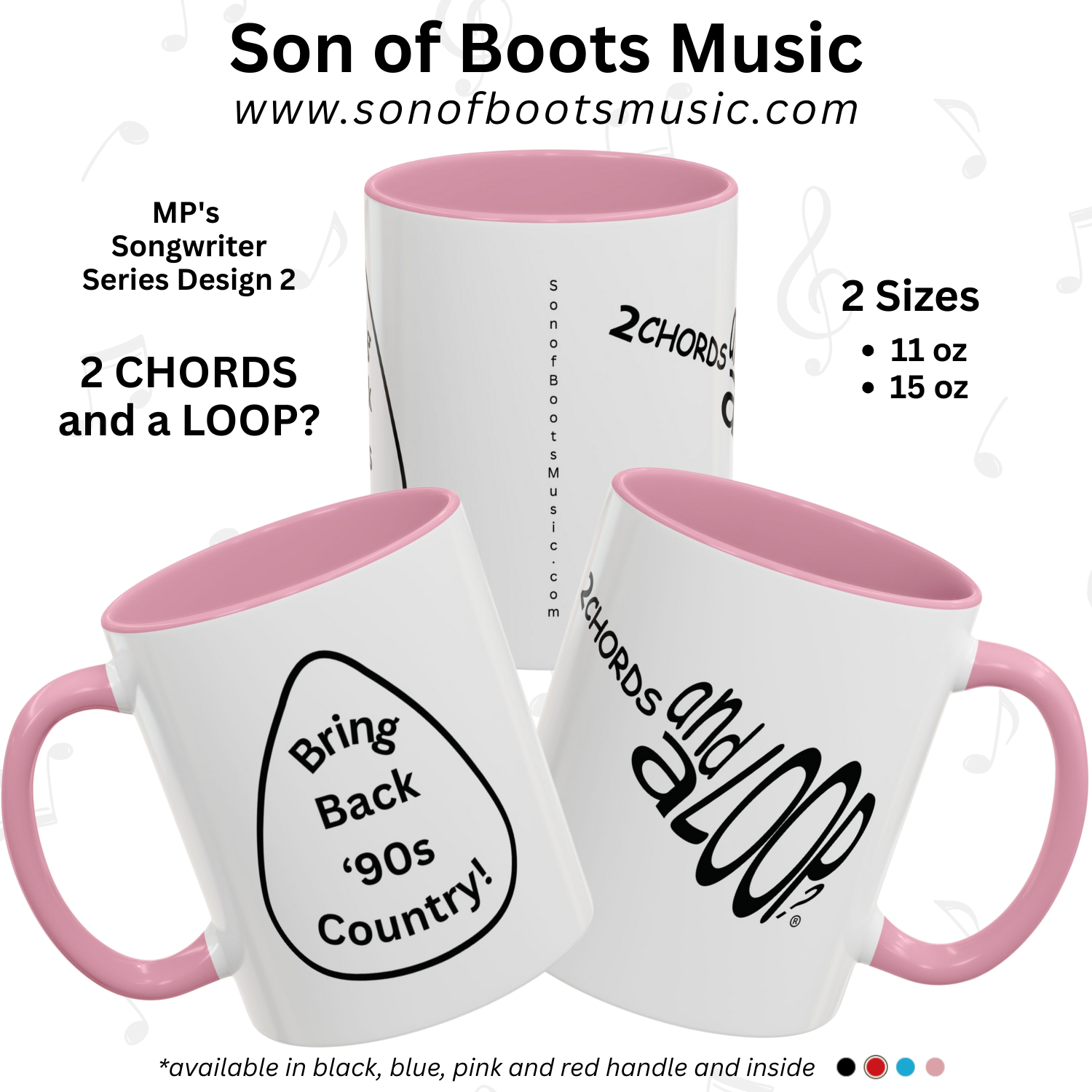 MP's Songwriter Series 2: Whether a songwriter or music lover - if you are displeased with today's country music - then EXPRESS it with this mug!  