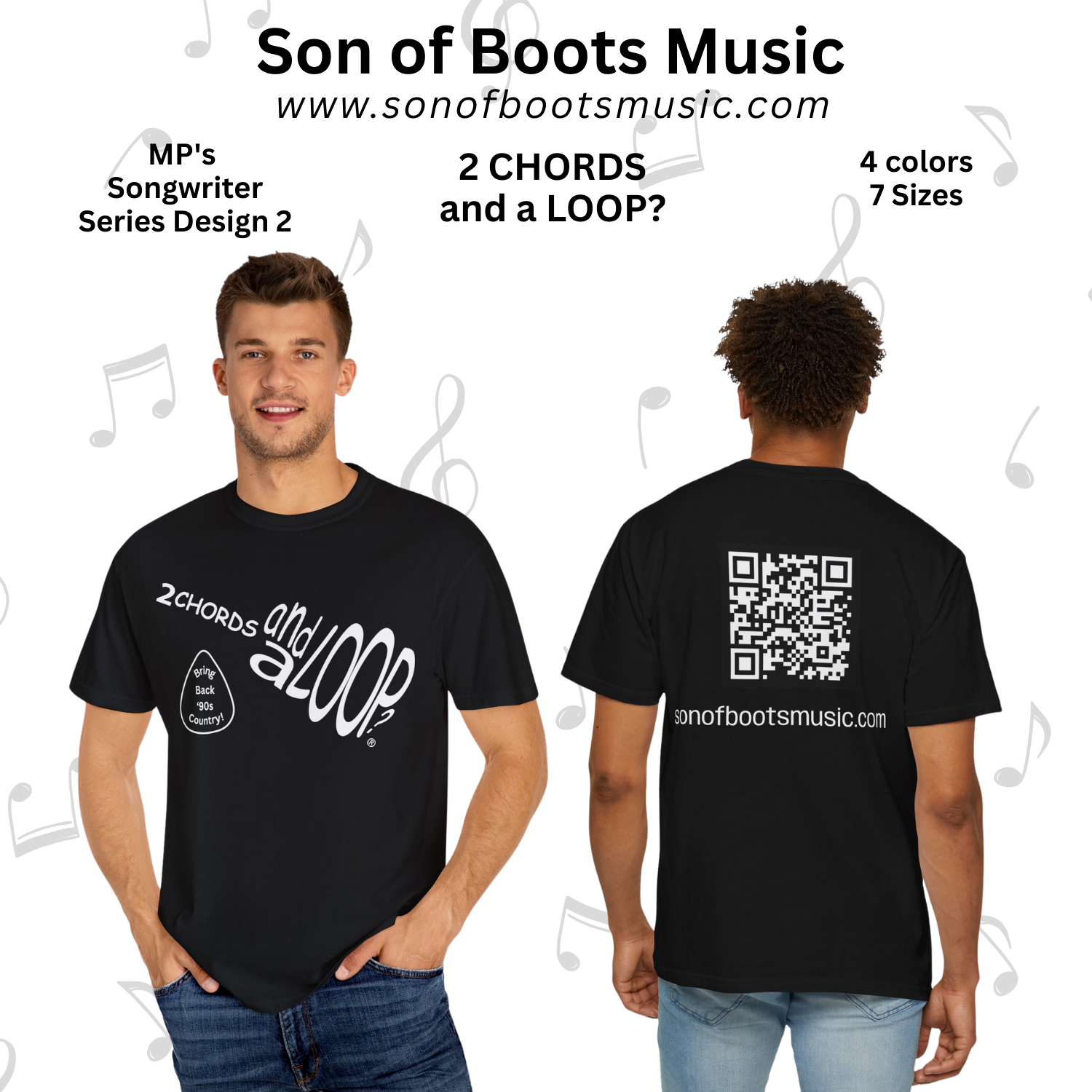  MP's Songwriter Series 2: Whether a songwriter or music lover - if you are displeased with today's country music - then EXPRESS it with this TSHIRT! product thumbnail image