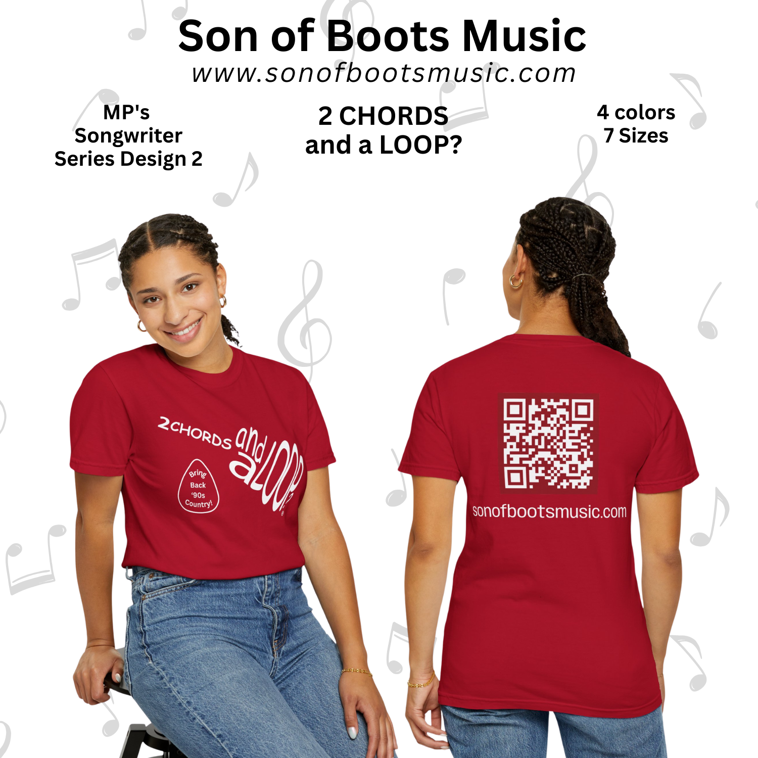  MP's Songwriter Series 2: Whether a songwriter or music lover - if you are displeased with today's country music - then EXPRESS it with this TSHIRT! product thumbnail image