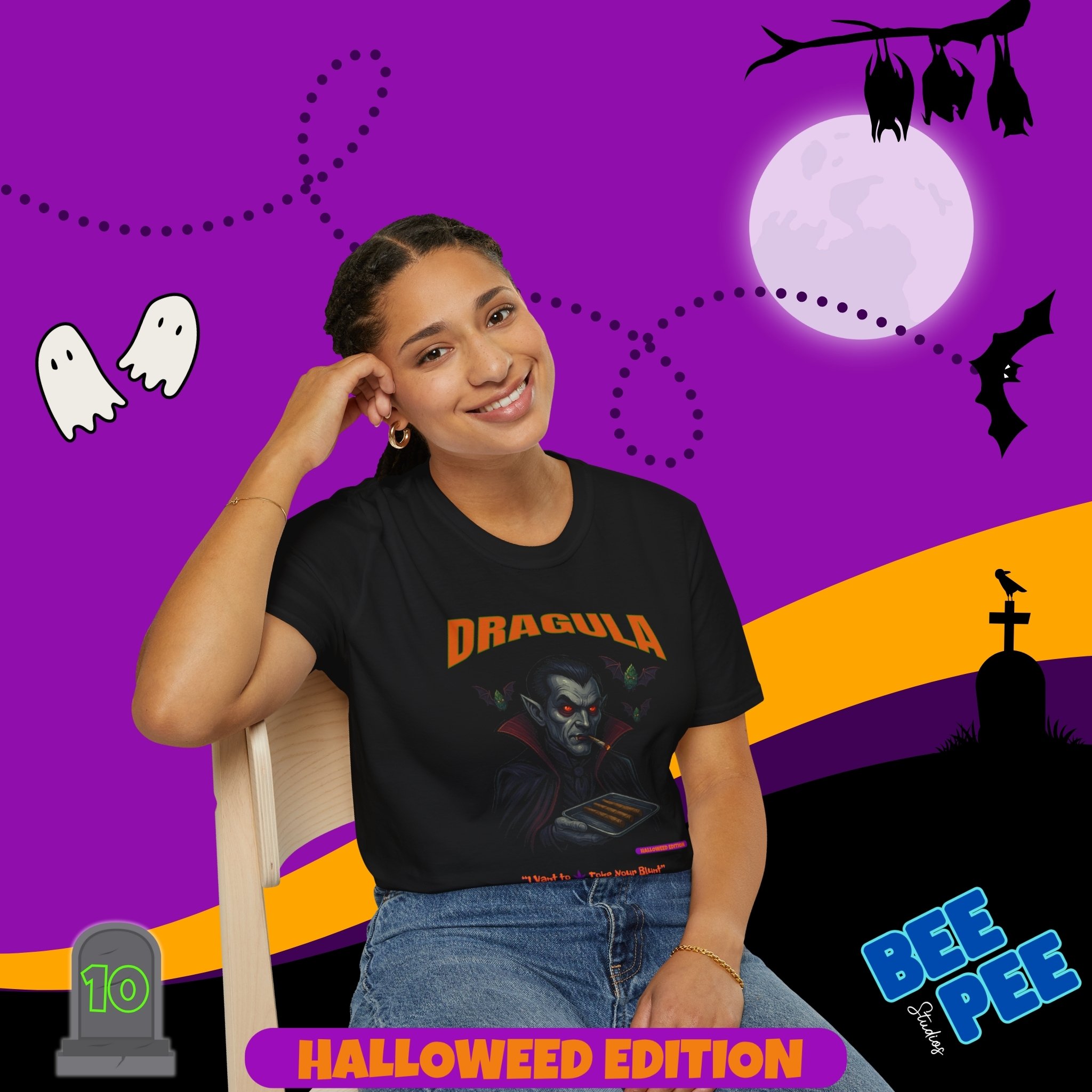'Dragula' Graphic, T-Shirt - 'Happy Halloweed Edition' #10 product thumbnail image 'Dragula' Graphic, T-Shirt - 'Happy Halloweed Edition' #10 product thumbnail image