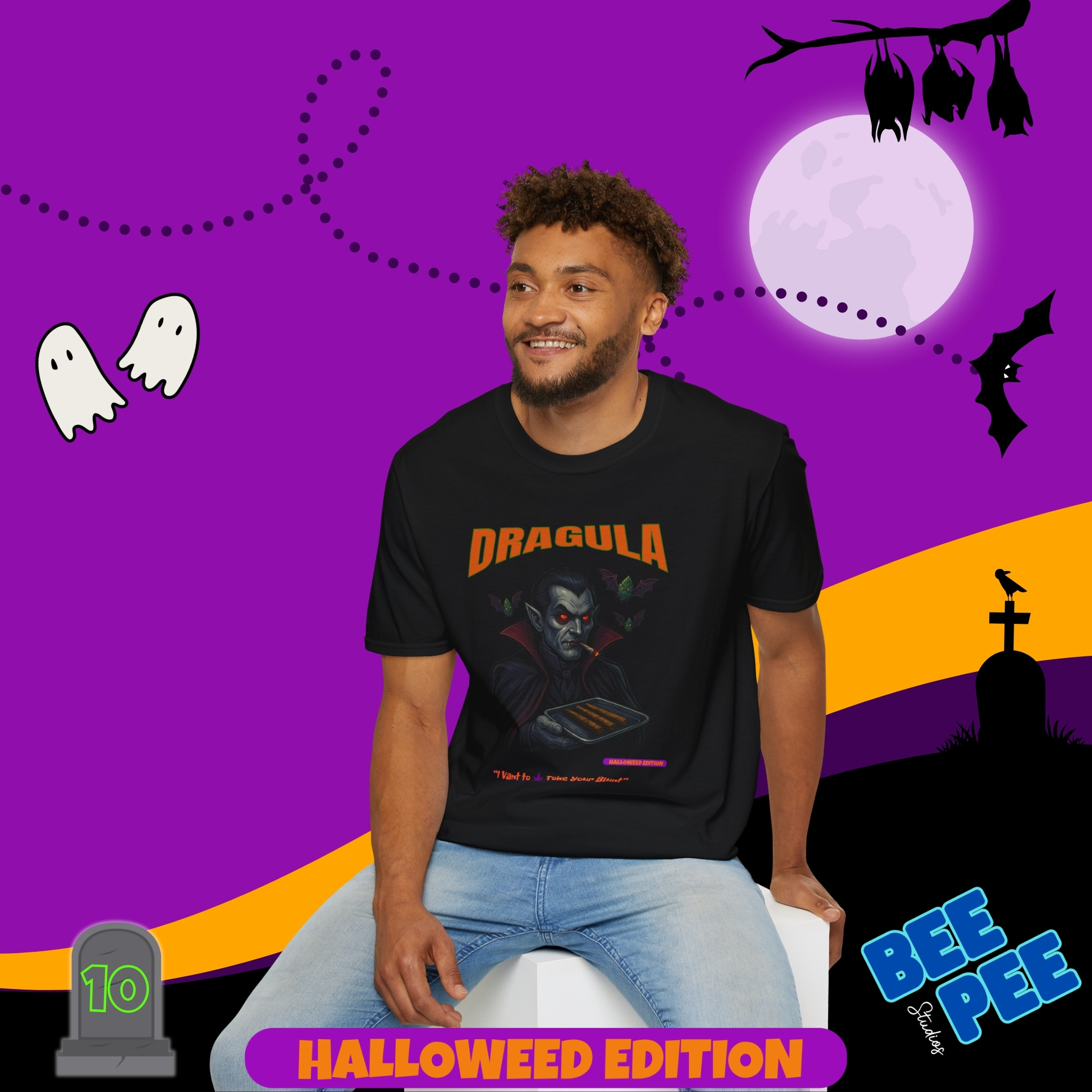 'Dragula' Graphic, T-Shirt - 'Happy Halloweed Edition' #10 product thumbnail image 'Dragula' Graphic, T-Shirt - 'Happy Halloweed Edition' #10 product thumbnail image