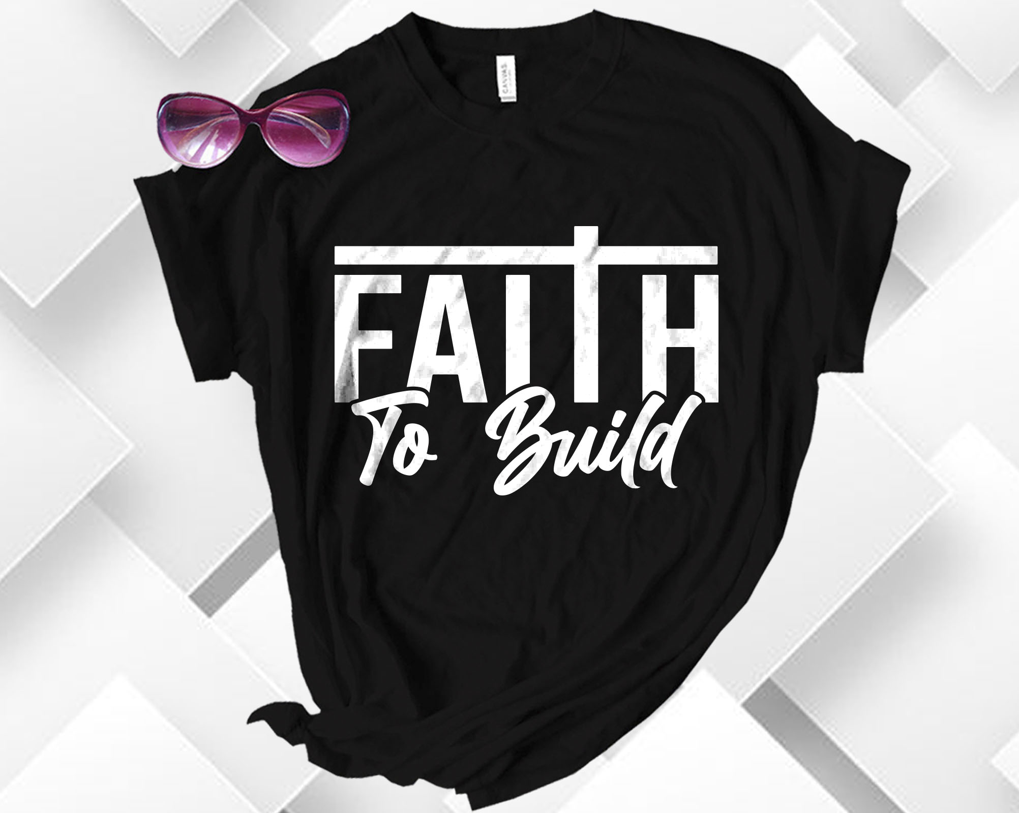 Faith to Build Inspirational T-Shirt – Empowering Faith &amp; Legacy Wear
