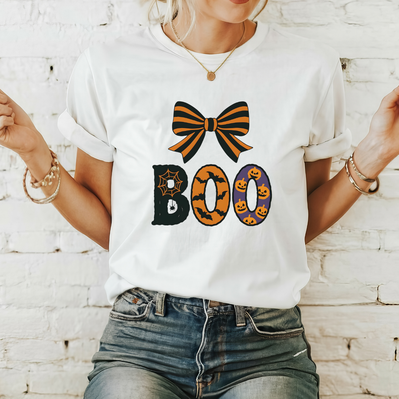 Halloween Boo T-Shirt, Unisex Softstyle Shirt, Casual Tee, Halloween Gift, Fall Fashion, Spooky Season Apparel product thumbnail image Halloween Boo T-Shirt, Unisex Softstyle Shirt, Casual Tee, Halloween Gift, Fall Fashion, Spooky Season Apparel product thumbnail image
