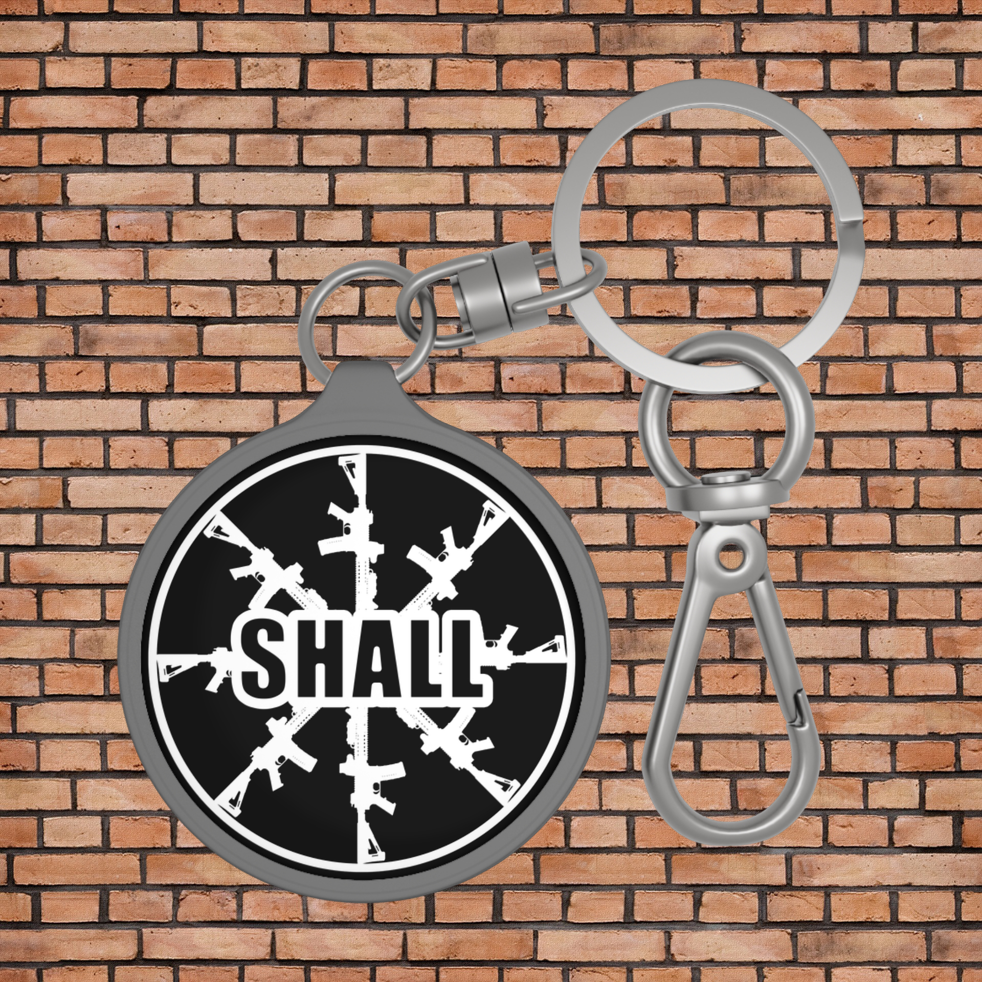 SHALL Logo Keychain