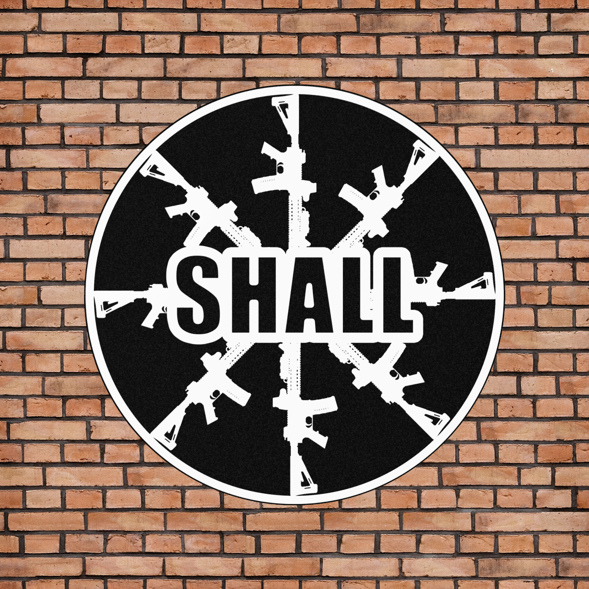 SHALL Logo Cork Coaster product thumbnail image