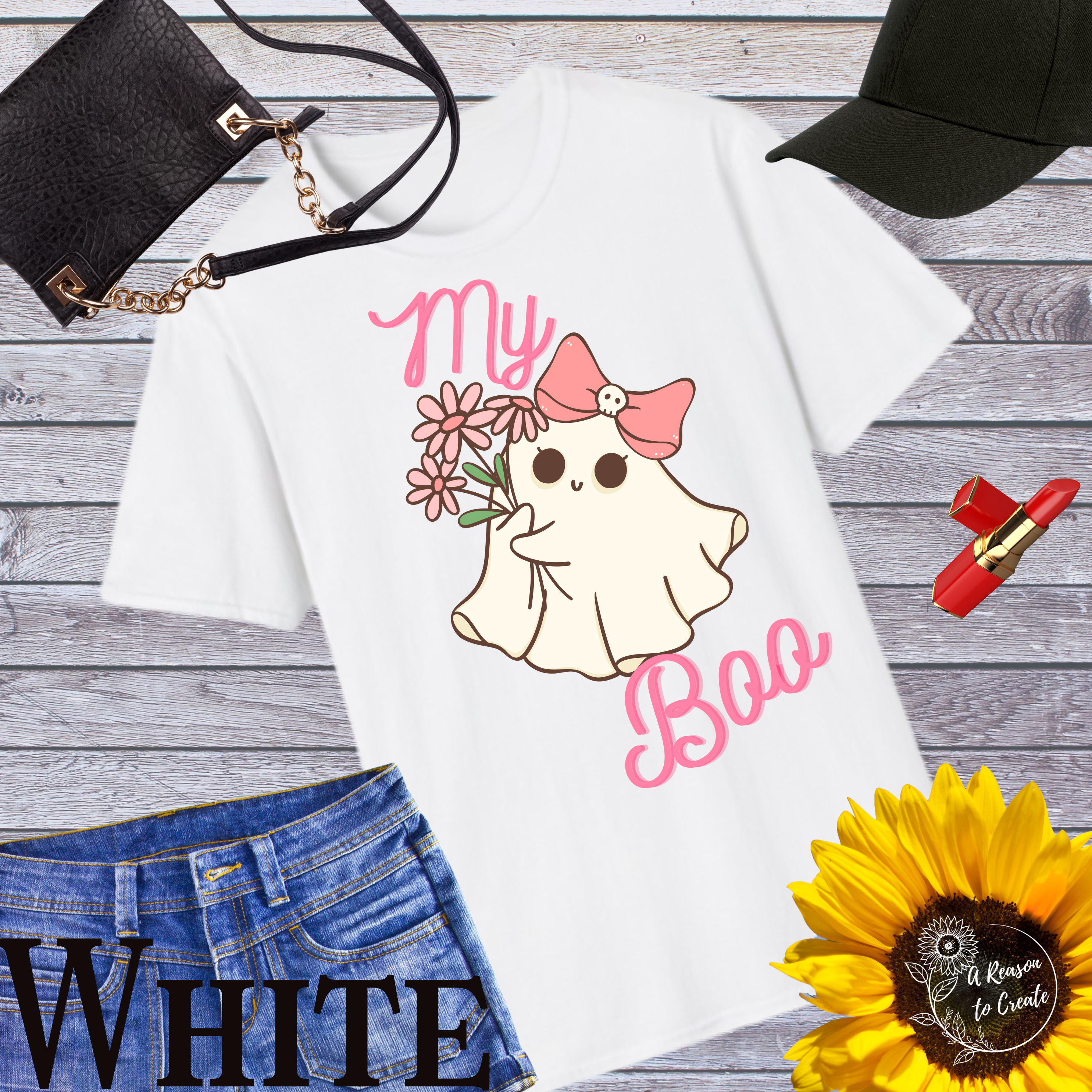 My Boo Ghost Unisex Softstyle T-Shirt, Cute Halloween Gift, Casual Wear, Graphic Tee, Fall Fashion, Holiday Apparel