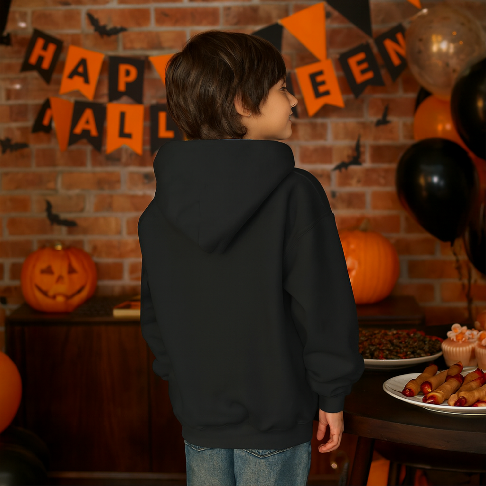 Youth Halloween Hoodie Too Ghoul for School Kids Sweatshirt | Spooky Fall Back to School Clothing product thumbnail image Youth Halloween Hoodie Too Ghoul for School Kids Sweatshirt | Spooky Fall Back to School Clothing product thumbnail image
