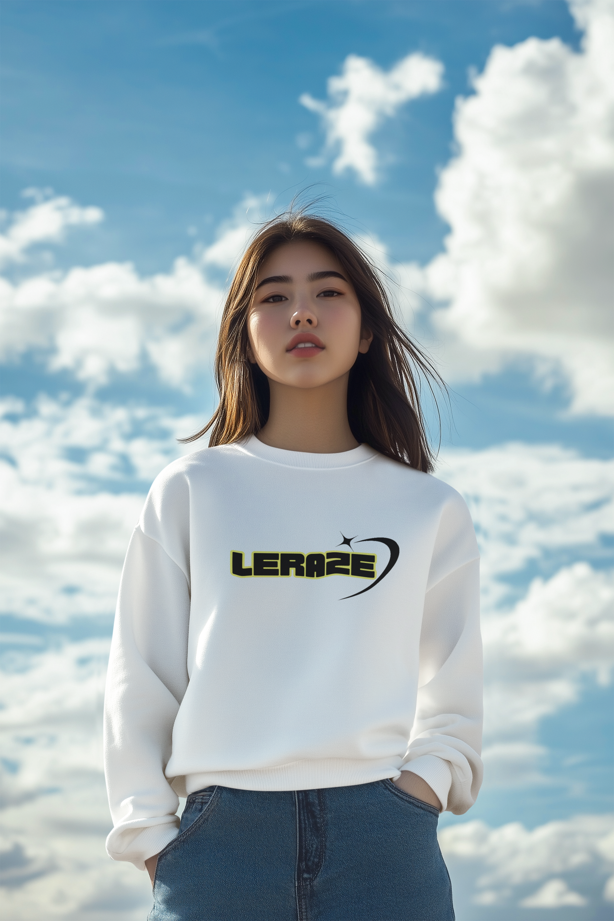 Urban Chic Unisex Sweatshirt - Leraze Wear ®️ product thumbnail image Urban Chic Unisex Sweatshirt - Leraze Wear ®️ product thumbnail image